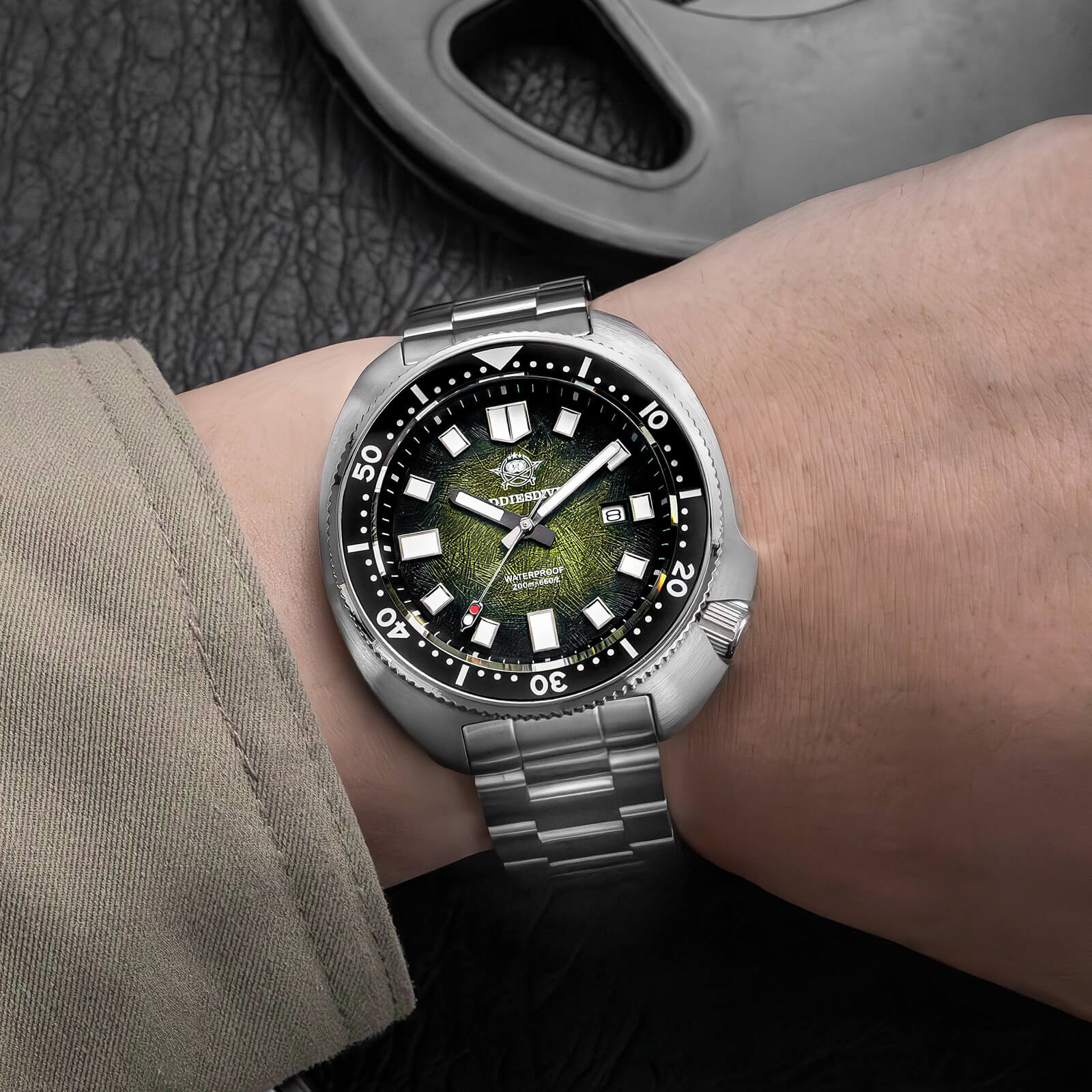 🔥Anniversary Sale🔥Addiesdive Turtle Quartz Diver Men Watch Sapphire Crystal AD2511 - Image 27