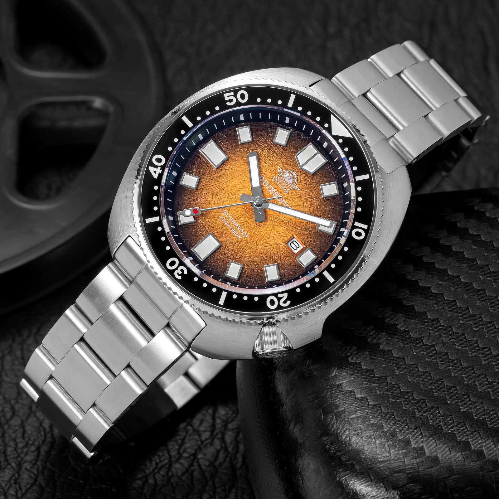 🔥Anniversary Sale🔥Addiesdive Turtle Quartz Diver Men Watch Sapphire Crystal AD2511 - Image 5