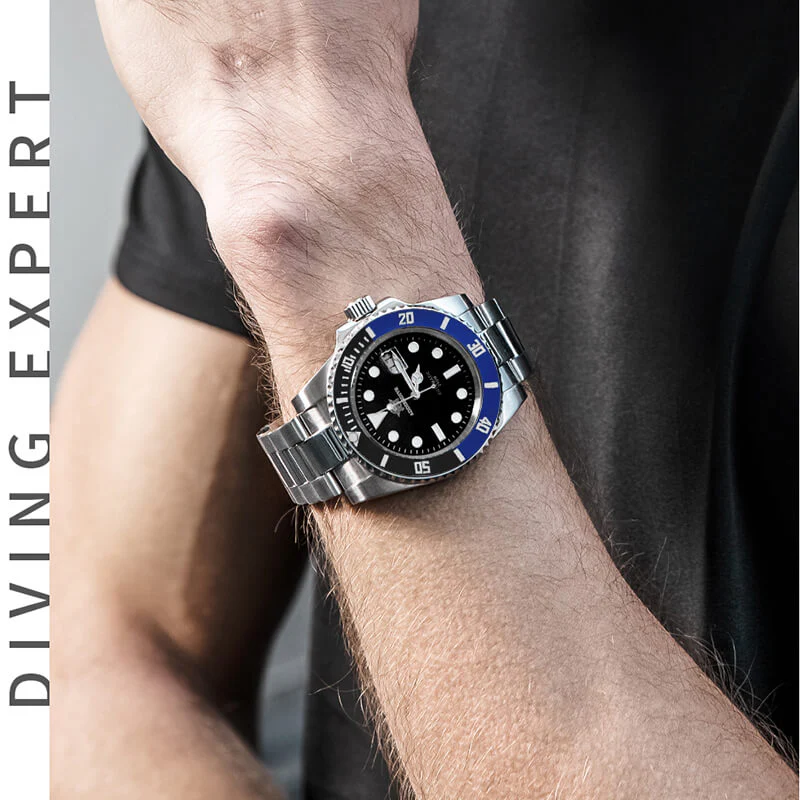 🔥Anniversary Sale🔥Addiesdive Two Color Sub NH35 Mechanical Watch H3AC - Image 11