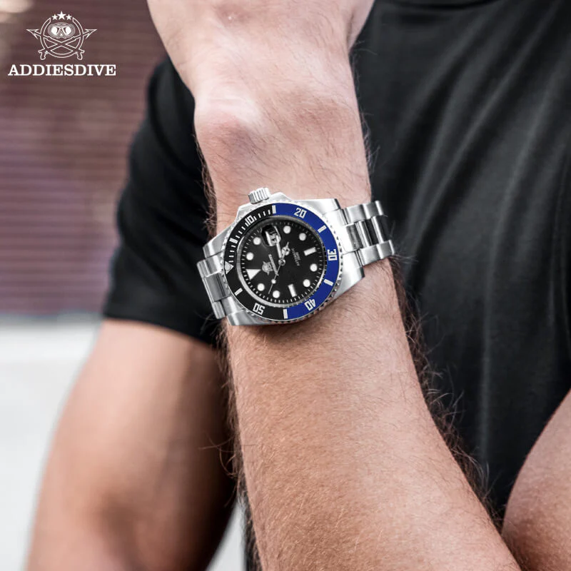 🔥Anniversary Sale🔥Addiesdive Two Color Sub NH35 Mechanical Watch H3AC - Image 15