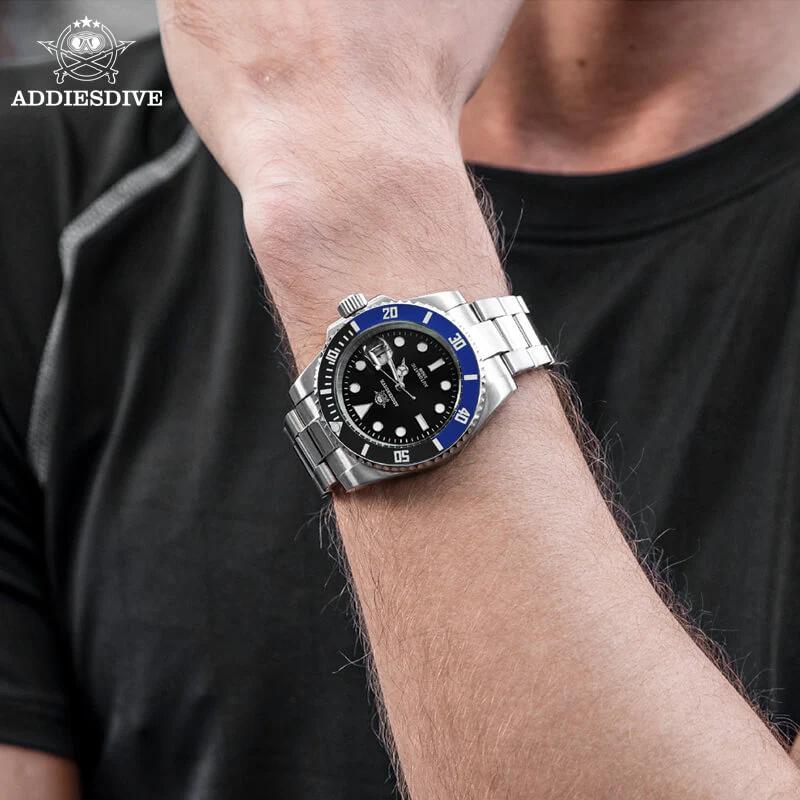 🔥Anniversary Sale🔥Addiesdive Two Color Sub NH35 Mechanical Watch H3AC - Image 16