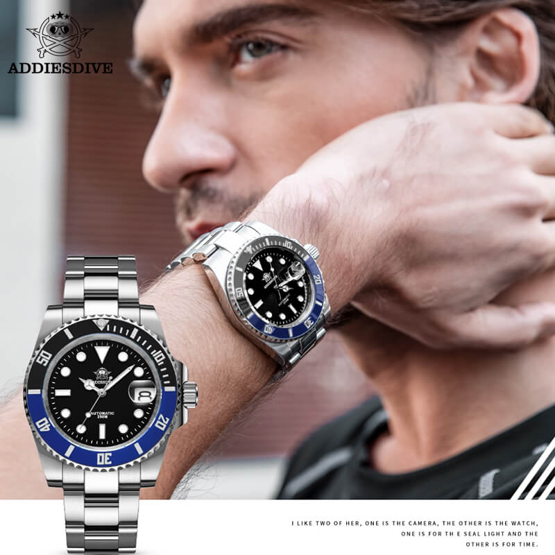 🔥Anniversary Sale🔥Addiesdive Two Color Sub NH35 Mechanical Watch H3AC - Image 19