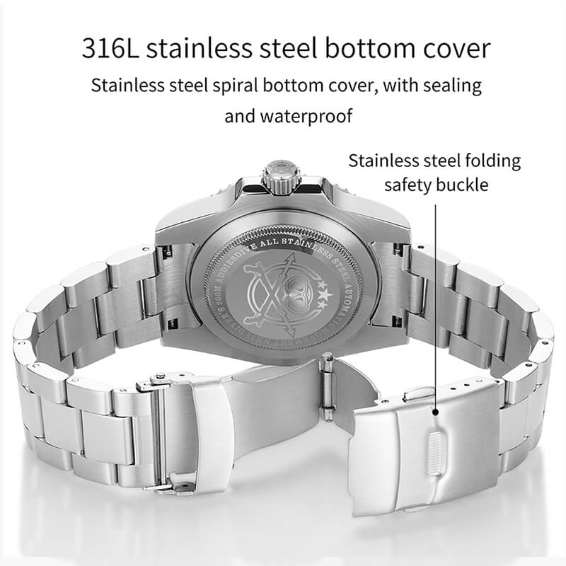 🔥Anniversary Sale🔥Addiesdive Two Color Sub NH35 Mechanical Watch H3AC - Image 22
