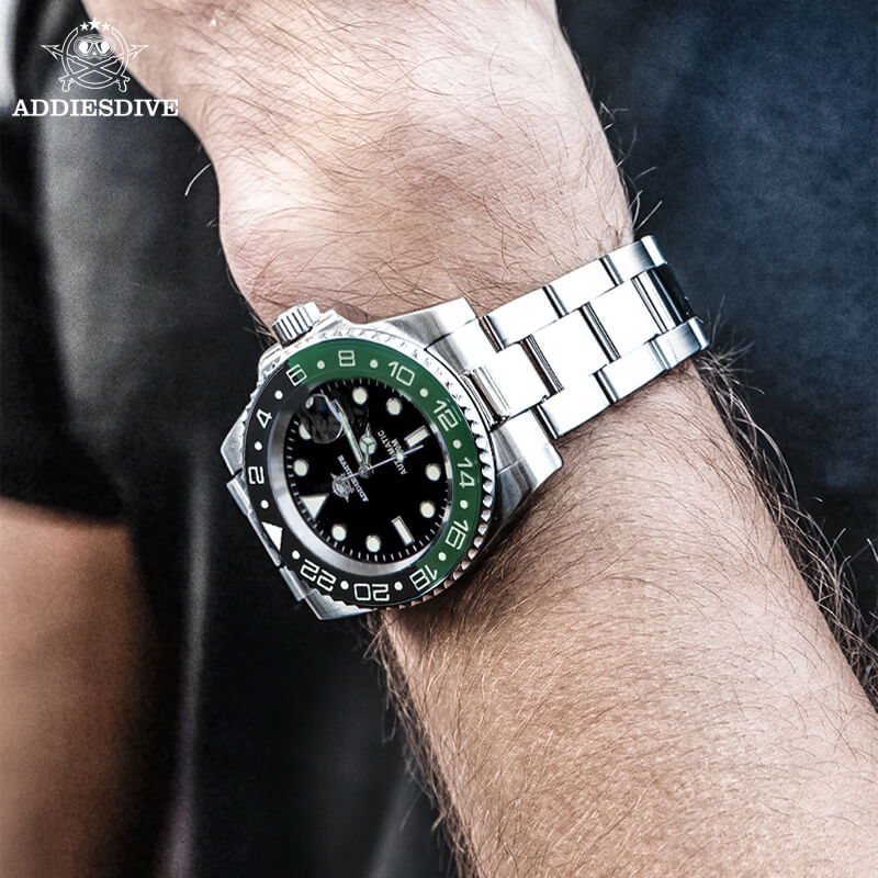 🔥Anniversary Sale🔥Addiesdive Two Color Sub NH35 Mechanical Watch H3AC - Image 3