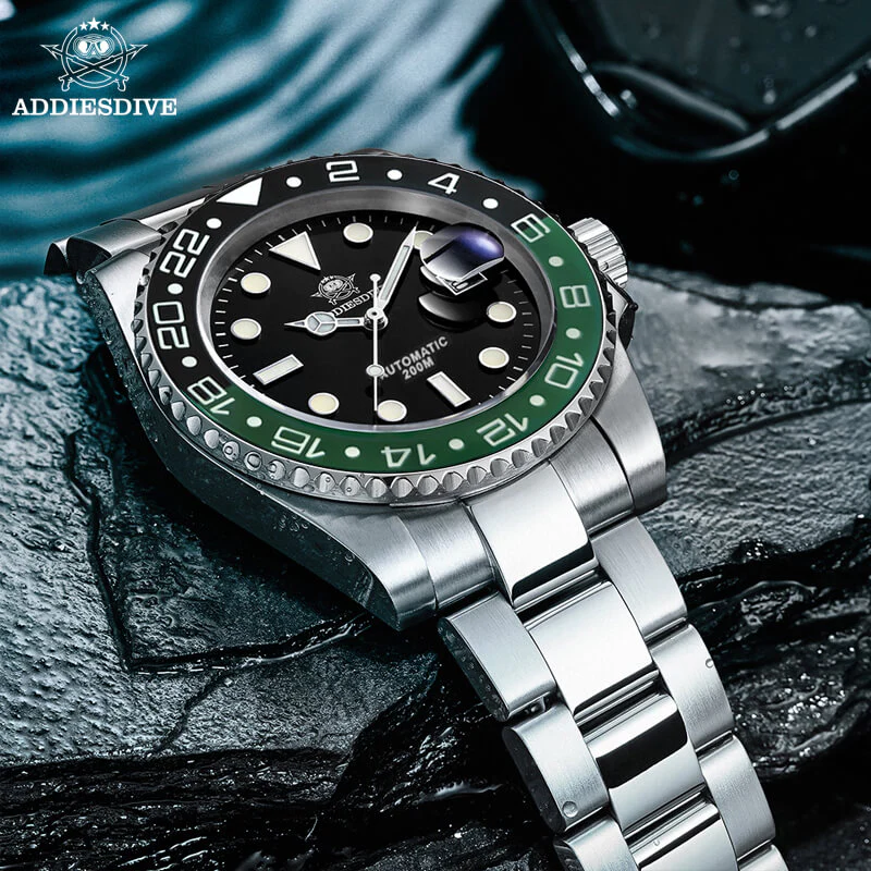 🔥Anniversary Sale🔥Addiesdive Two Color Sub NH35 Mechanical Watch H3AC - Image 4