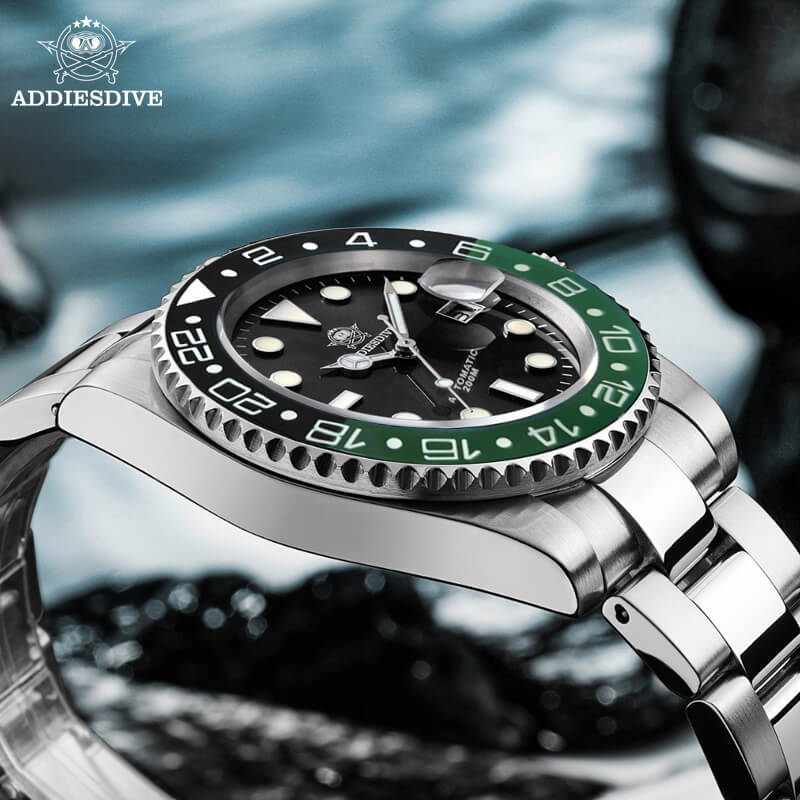 🔥Anniversary Sale🔥Addiesdive Two Color Sub NH35 Mechanical Watch H3AC - Image 5