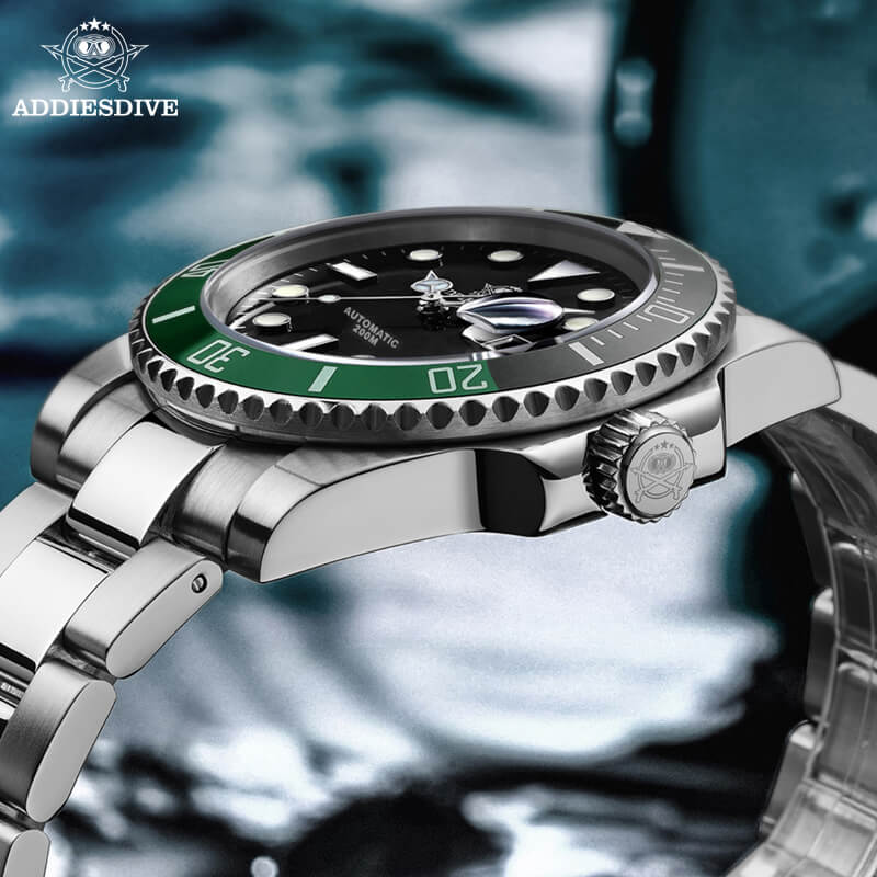 🔥Anniversary Sale🔥Addiesdive Two Color Sub NH35 Mechanical Watch H3AC - Image 6