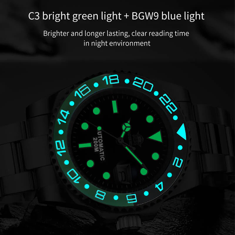 🔥Anniversary Sale🔥Addiesdive Two Color Sub NH35 Mechanical Watch H3AC - Image 8