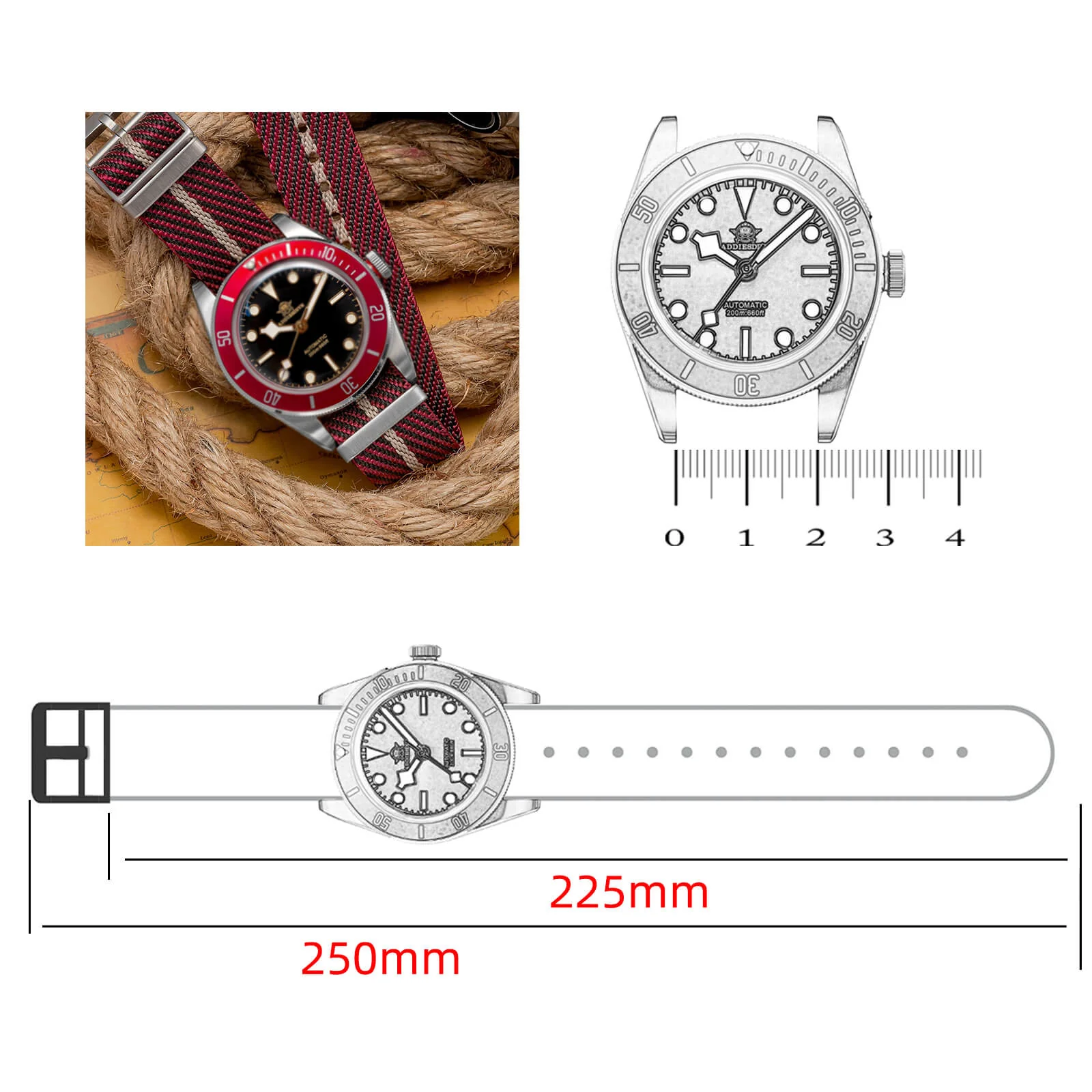 🔥Anniversary Sale🔥ADDIESDIVE Watch Band Nylon Straps 20mm - Image 18