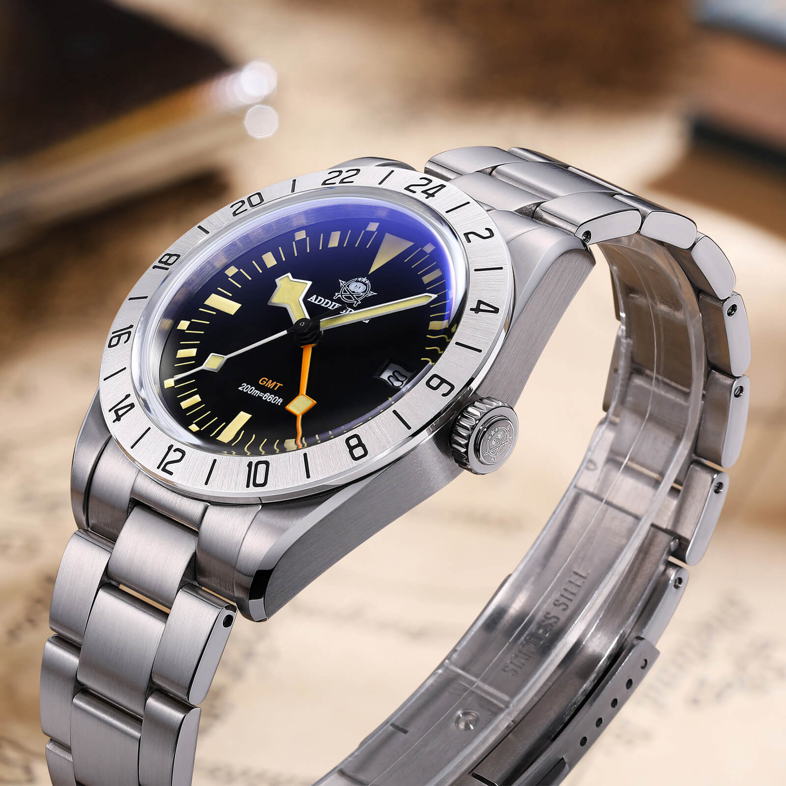 🔥Anniversary Sale🔥ADDIESDIVE 39mm BB GMT Quartz Watch RONDA515 Movement（AD2035/AD2036） - Image 16