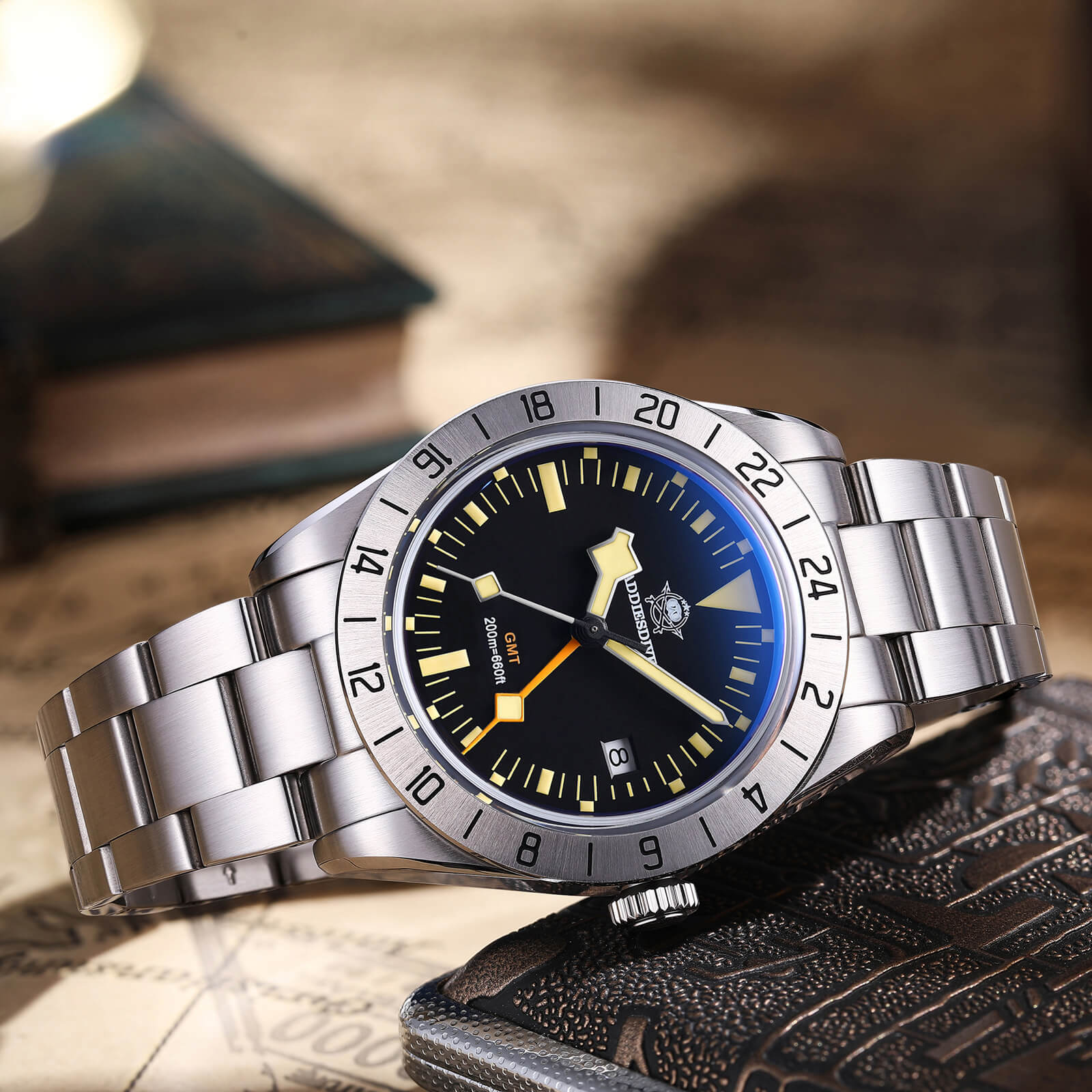 🔥Anniversary Sale🔥ADDIESDIVE 39mm BB GMT Quartz Watch RONDA515 Movement（AD2035/AD2036） - Image 21