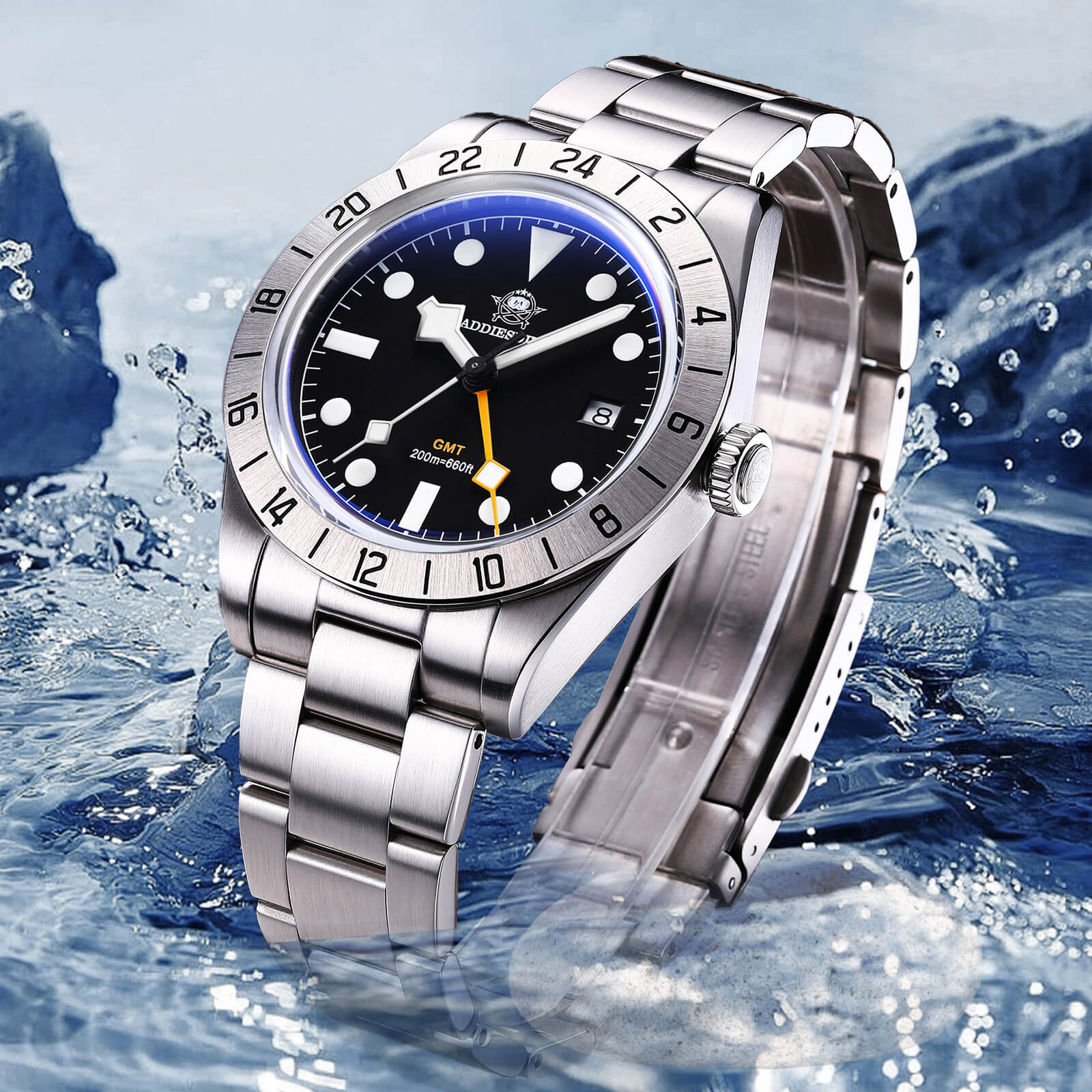 🔥Anniversary Sale🔥ADDIESDIVE 39mm BB GMT Quartz Watch RONDA515 Movement（AD2035/AD2036） - Image 3