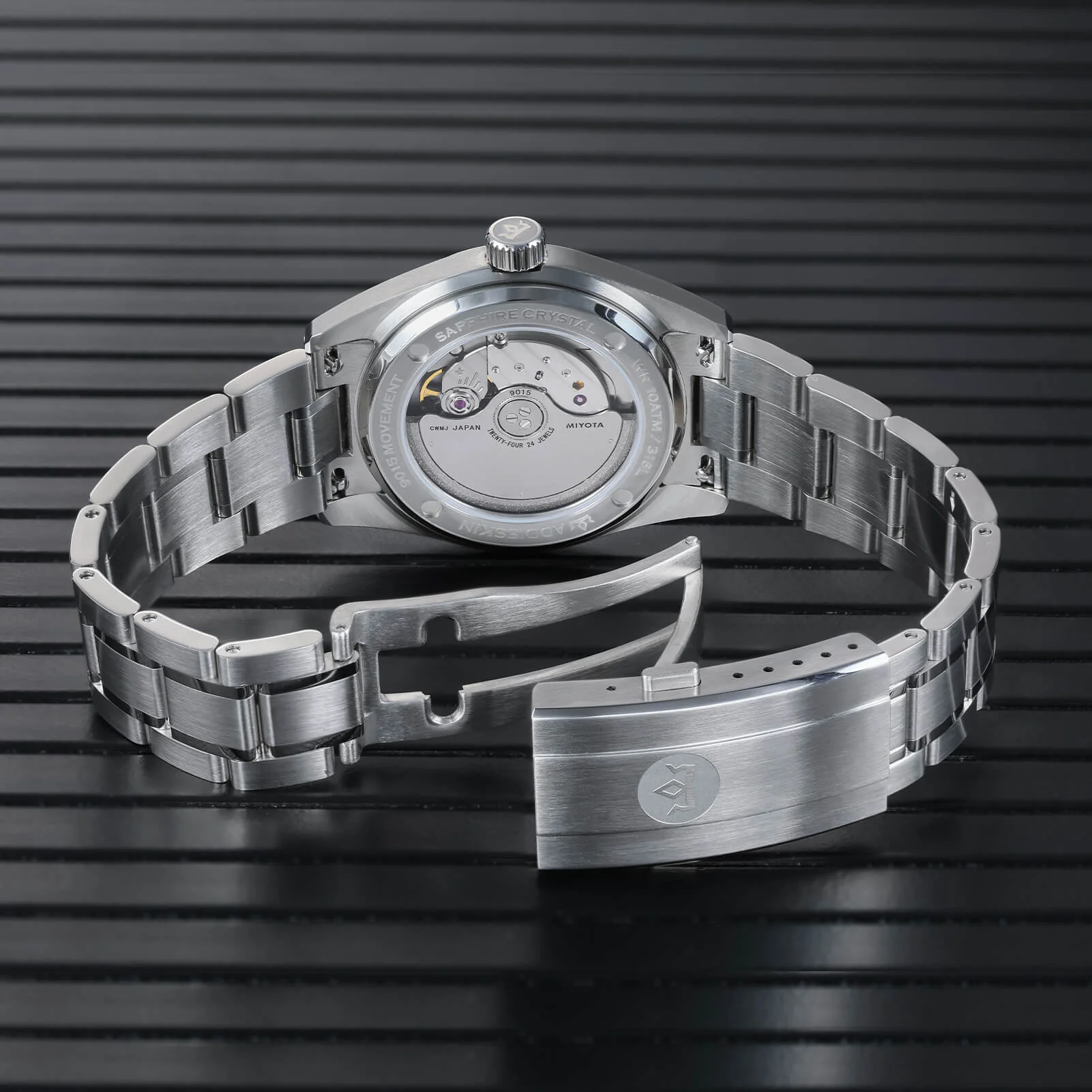 AddiesKIN 38mm Ice Crack Dial Miyota 9015 Men’s Watch K003 - Image 10