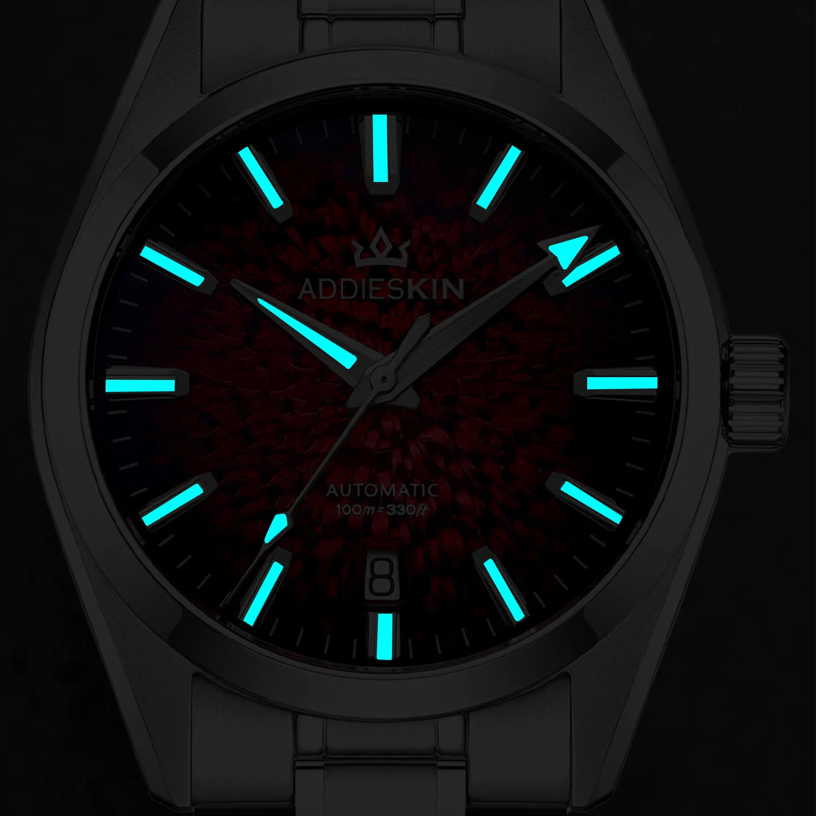 AddiesKIN 38mm Ice Crack Dial Miyota 9015 Men’s Watch K003 - Image 16