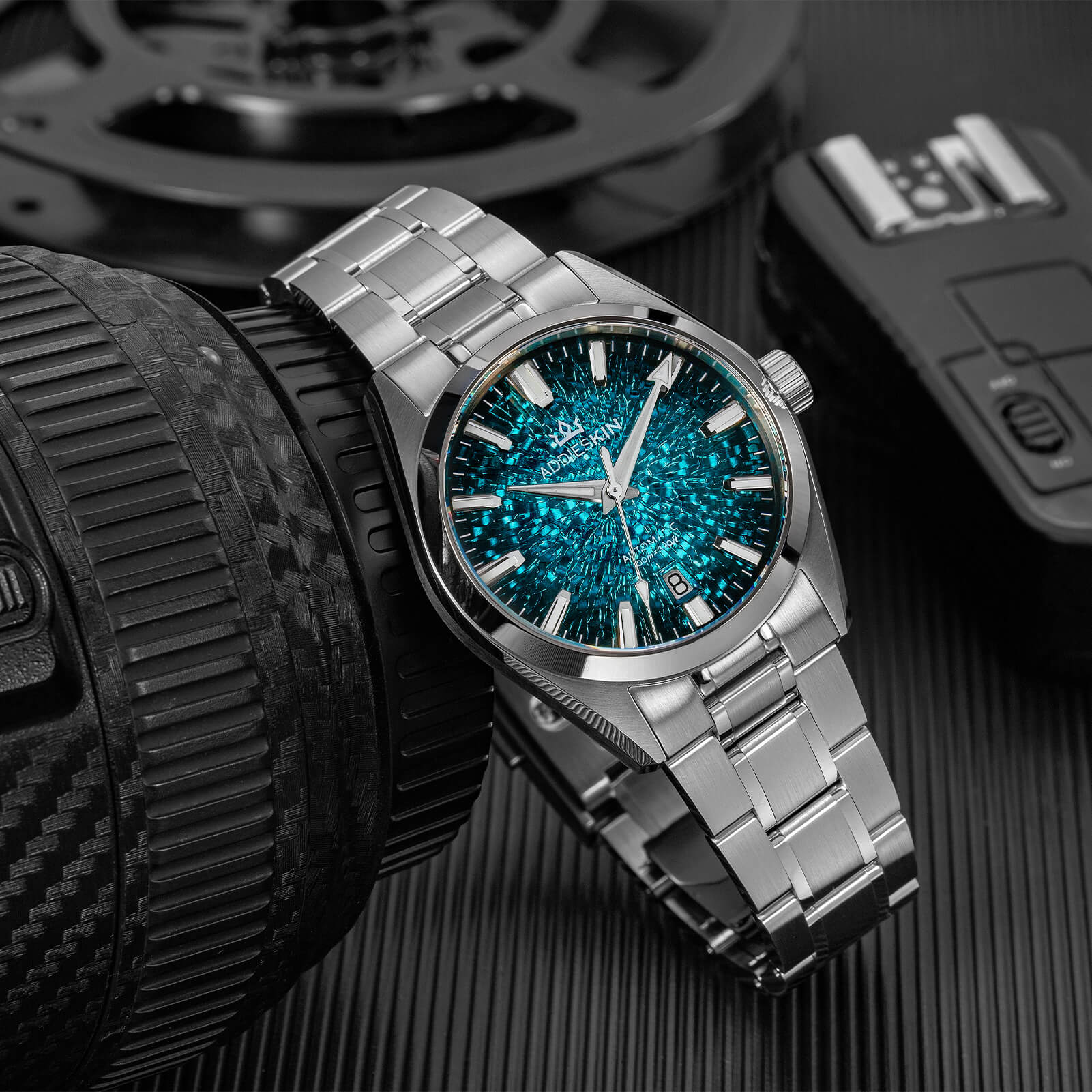 AddiesKIN 38mm Ice Crack Dial Miyota 9015 Men’s Watch K003 - Image 21