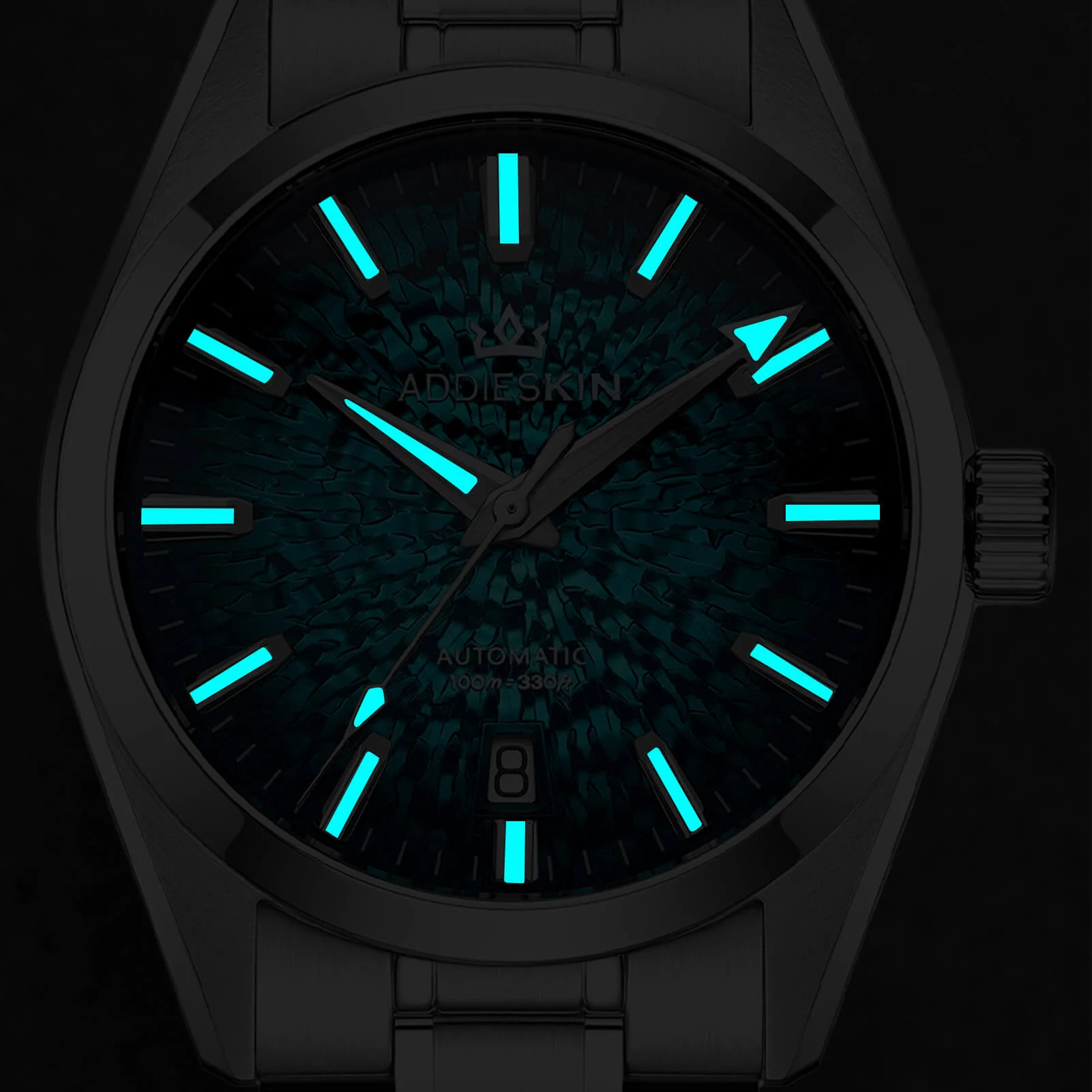 AddiesKIN 38mm Ice Crack Dial Miyota 9015 Men’s Watch K003 - Image 23
