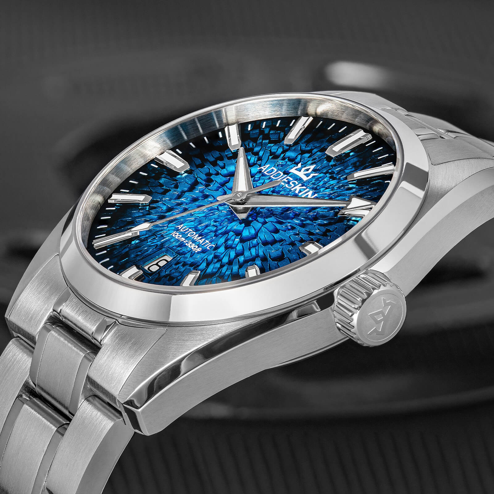 AddiesKIN 38mm Ice Crack Dial Miyota 9015 Men’s Watch K003 - Image 6