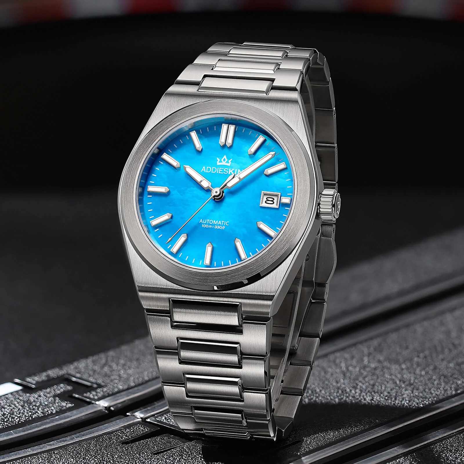 AddiesKIN 39mm MOP Dial Miyota 9015 Men’s Watch K008 - Image 11