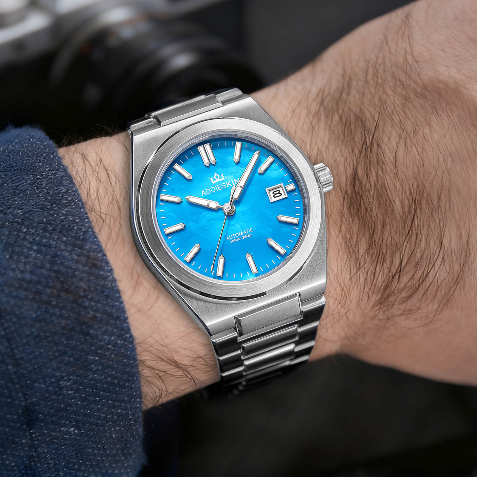 AddiesKIN 39mm MOP Dial Miyota 9015 Men’s Watch K008 - Image 13