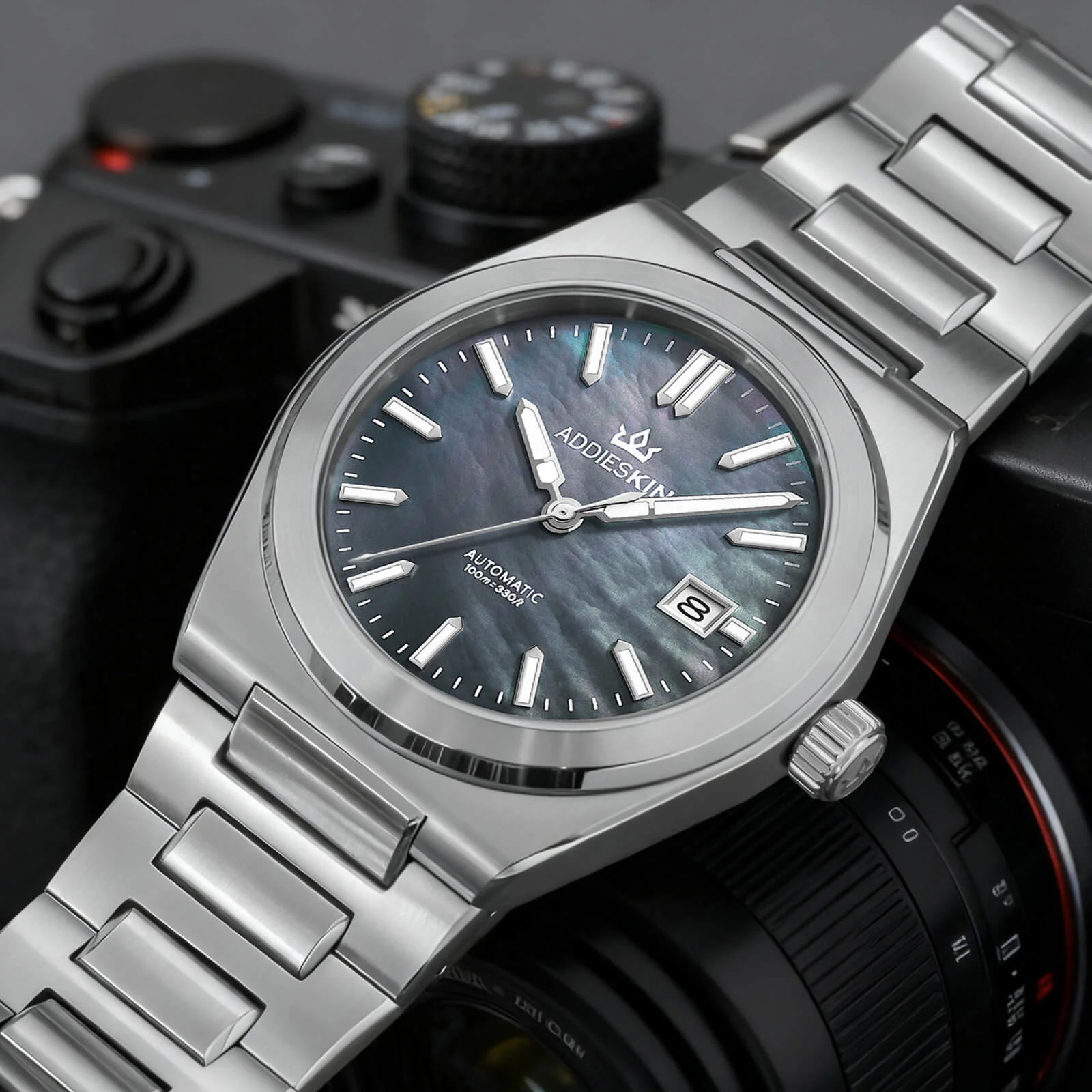 AddiesKIN 39mm MOP Dial Miyota 9015 Men’s Watch K008 - Image 6