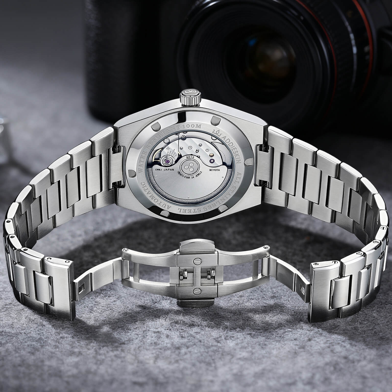 AddiesKIN 39mm MOP Dial Miyota 9015 Men’s Watch K008 - Image 8
