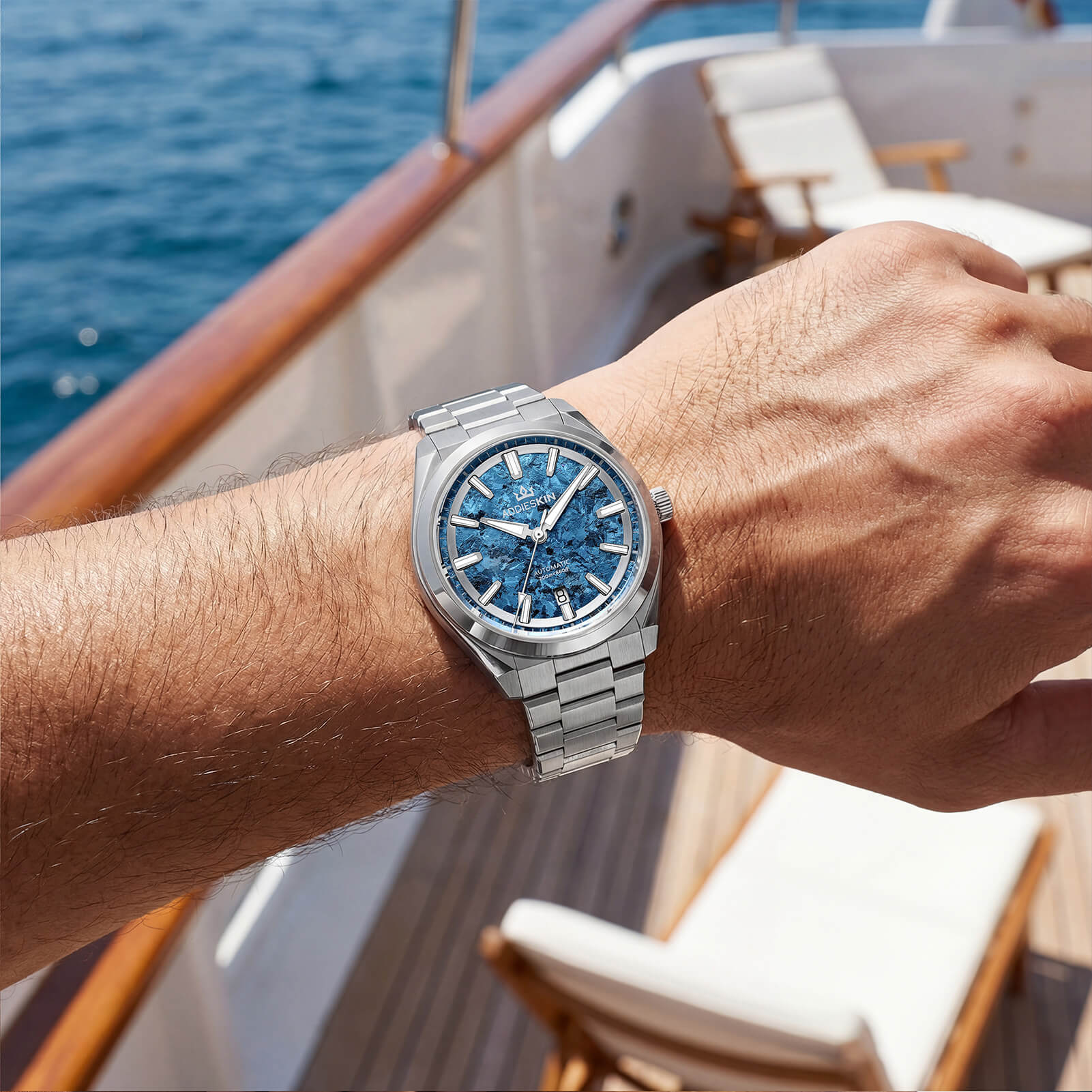 🔥EarlyBird🔥AddiesKIN 40mm Crystallized Titanium Dial Miyota 9015 Luxury Automatic Watch K006 - Image 11