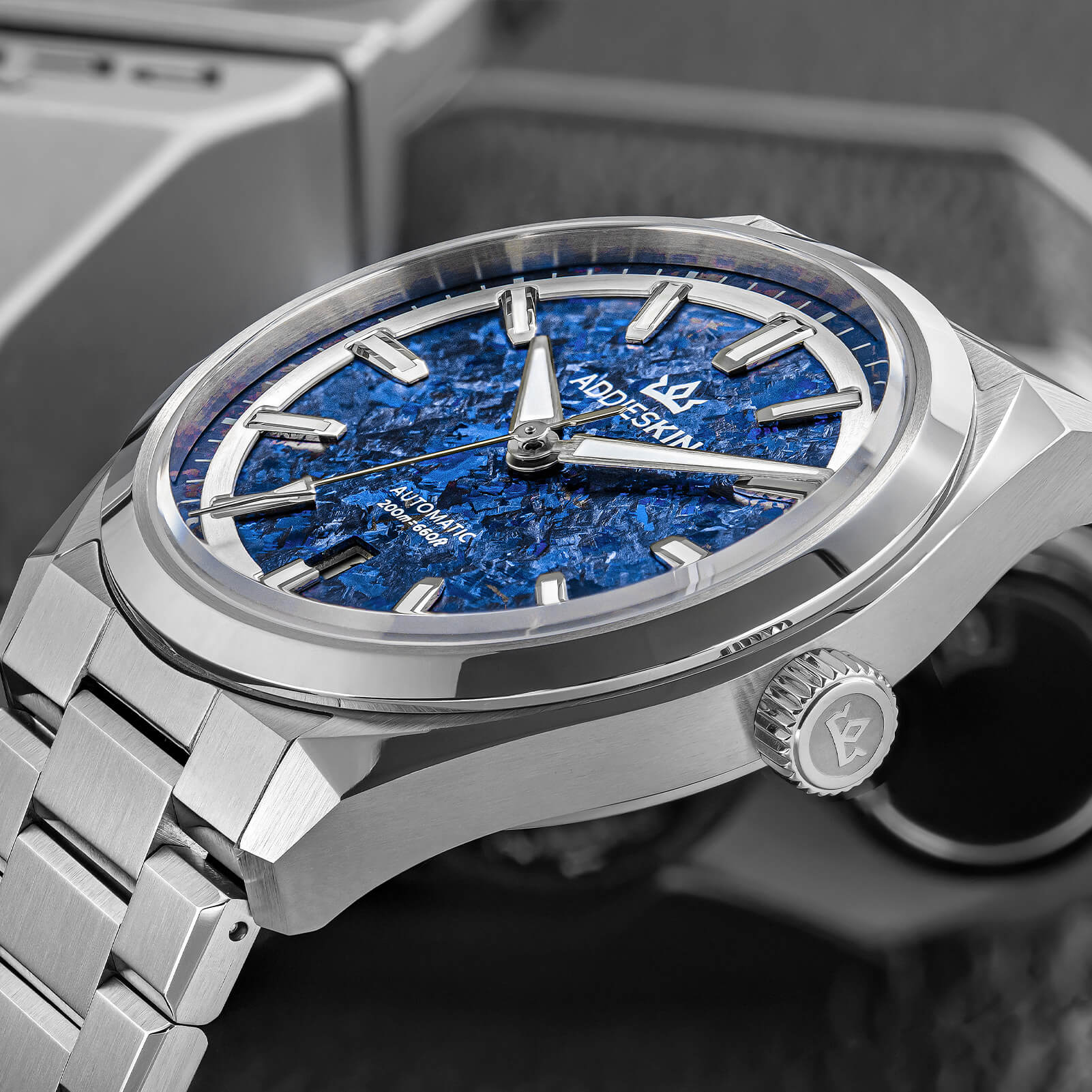 🔥EarlyBird🔥AddiesKIN 40mm Crystallized Titanium Dial Miyota 9015 Luxury Automatic Watch K006 - Image 14