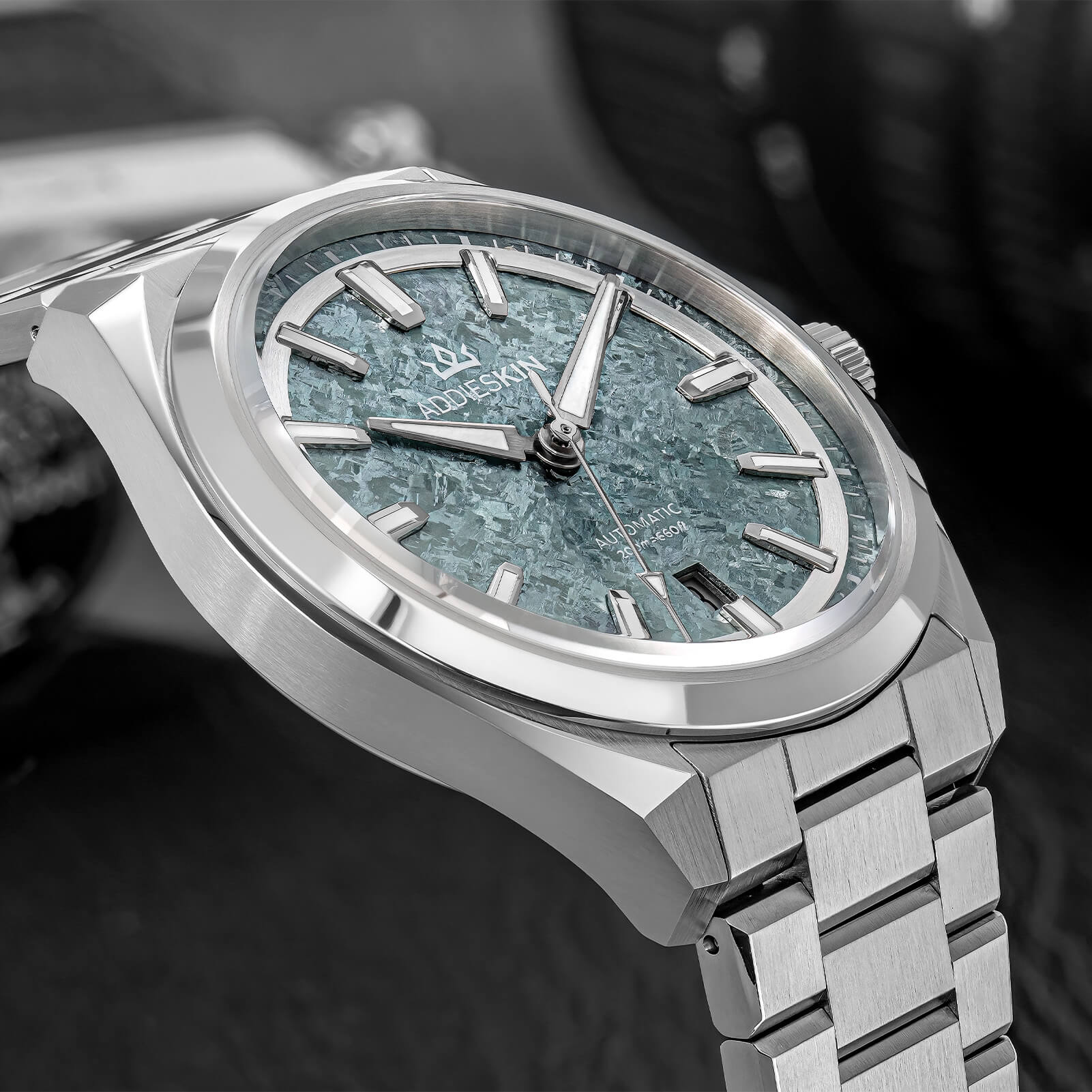 🔥EarlyBird🔥AddiesKIN 40mm Crystallized Titanium Dial Miyota 9015 Luxury Automatic Watch K006 - Image 3