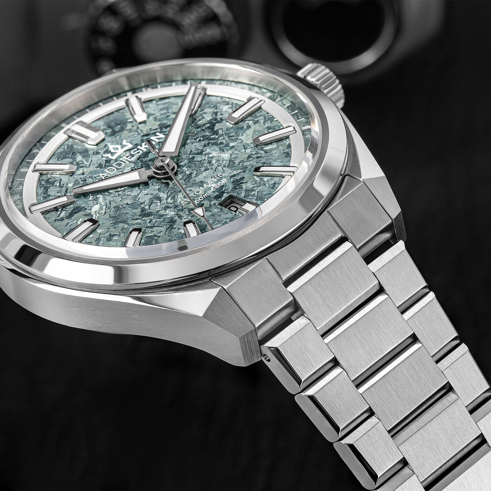 🔥EarlyBird🔥AddiesKIN 40mm Crystallized Titanium Dial Miyota 9015 Luxury Automatic Watch K006 - Image 4