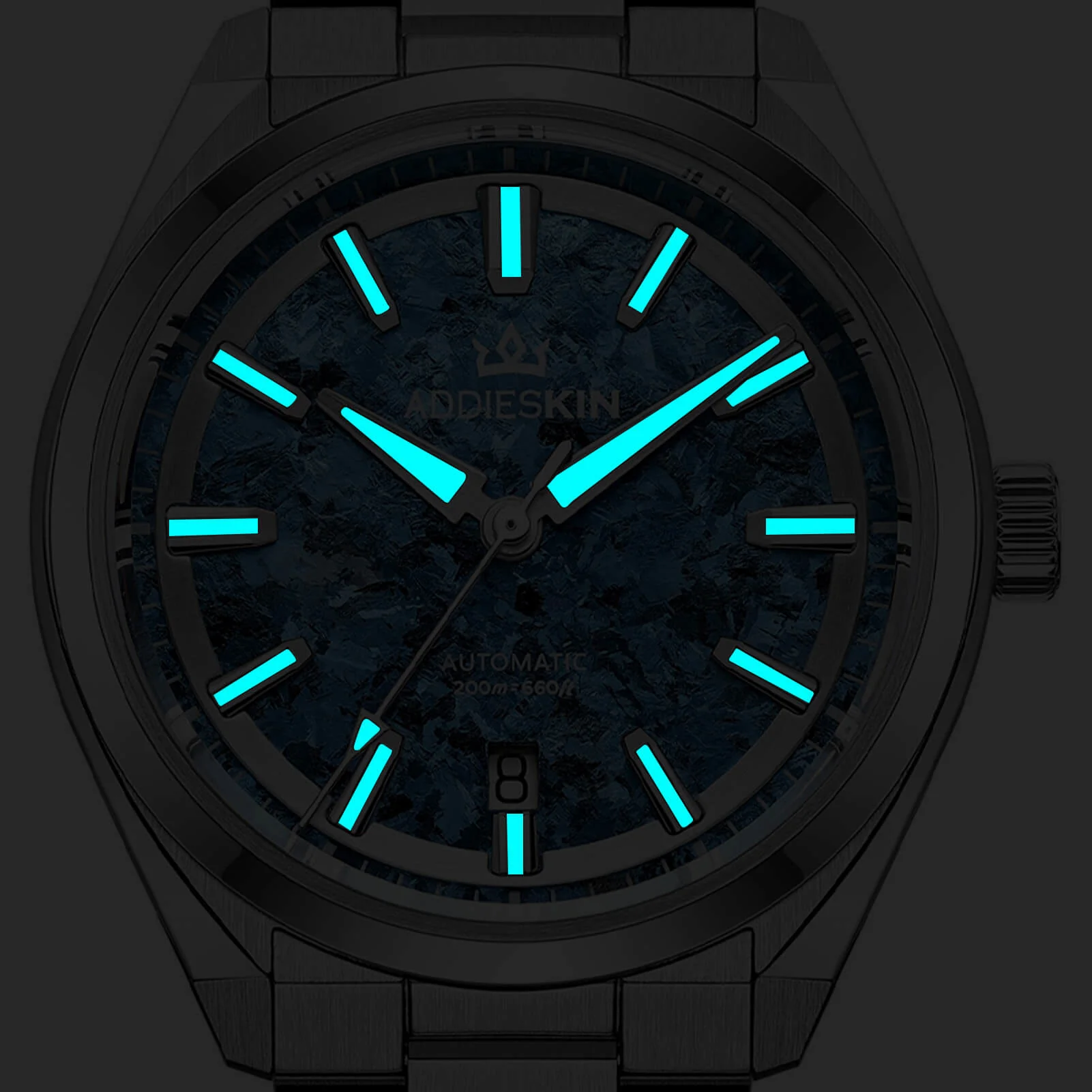 🔥EarlyBird🔥AddiesKIN 40mm Crystallized Titanium Dial Miyota 9015 Luxury Automatic Watch K006 - Image 6