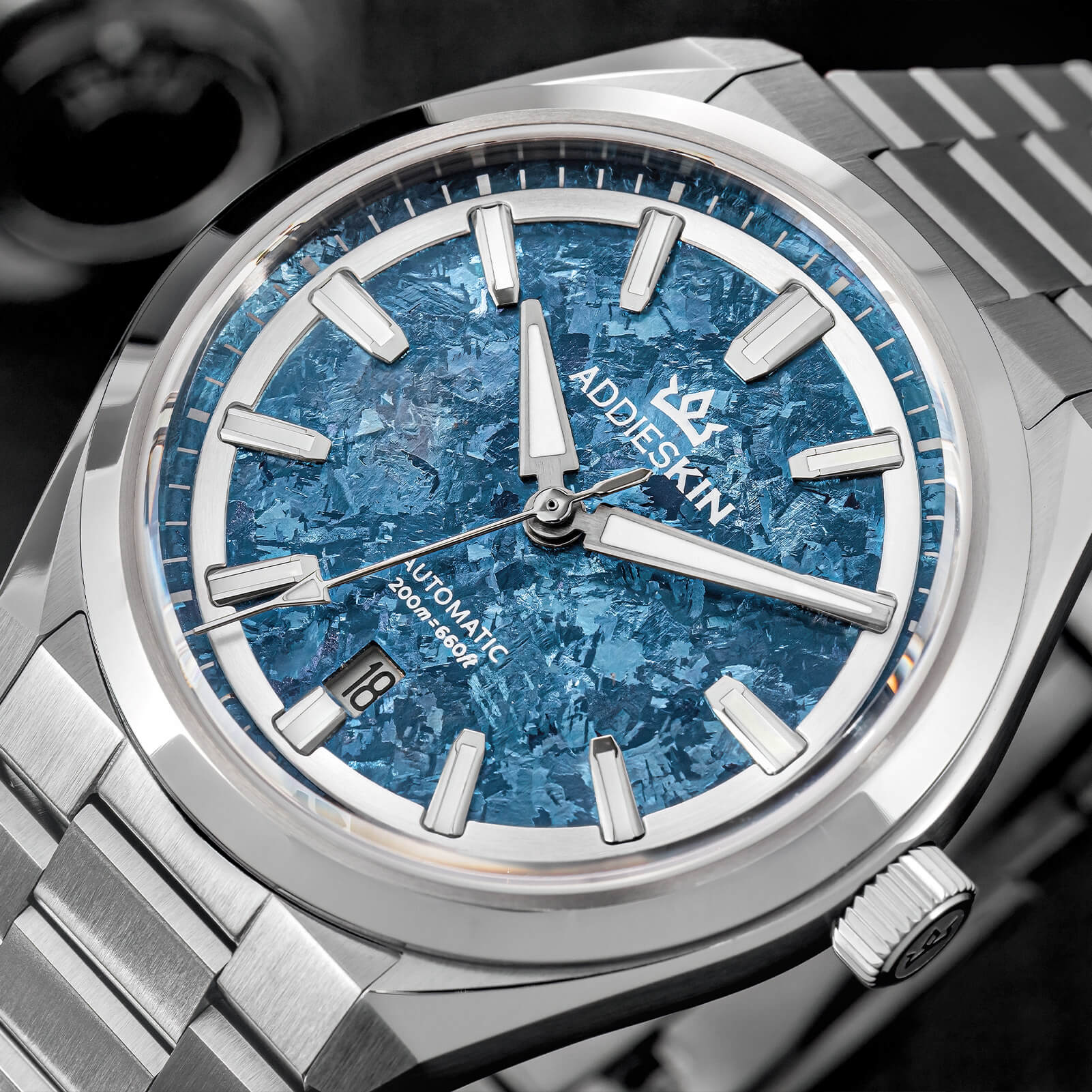 🔥EarlyBird🔥AddiesKIN 40mm Crystallized Titanium Dial Miyota 9015 Luxury Automatic Watch K006 - Image 9