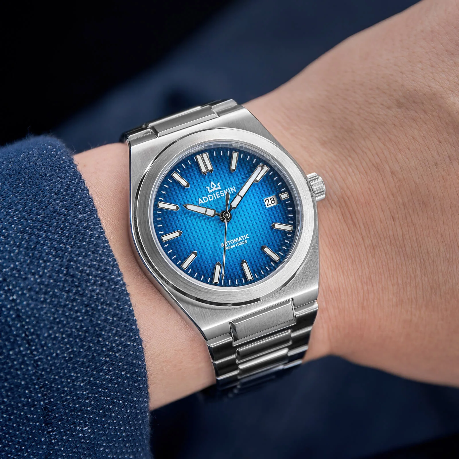 AddiesKIN K004 "Waffle Elegance" Automatic 9015 Men’s Watch - Image 15