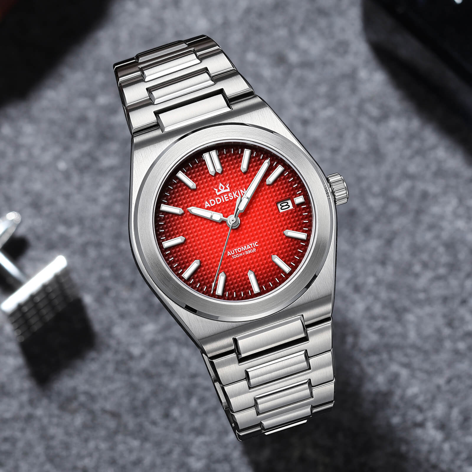AddiesKIN K004 "Waffle Elegance" Automatic 9015 Men’s Watch - Image 19
