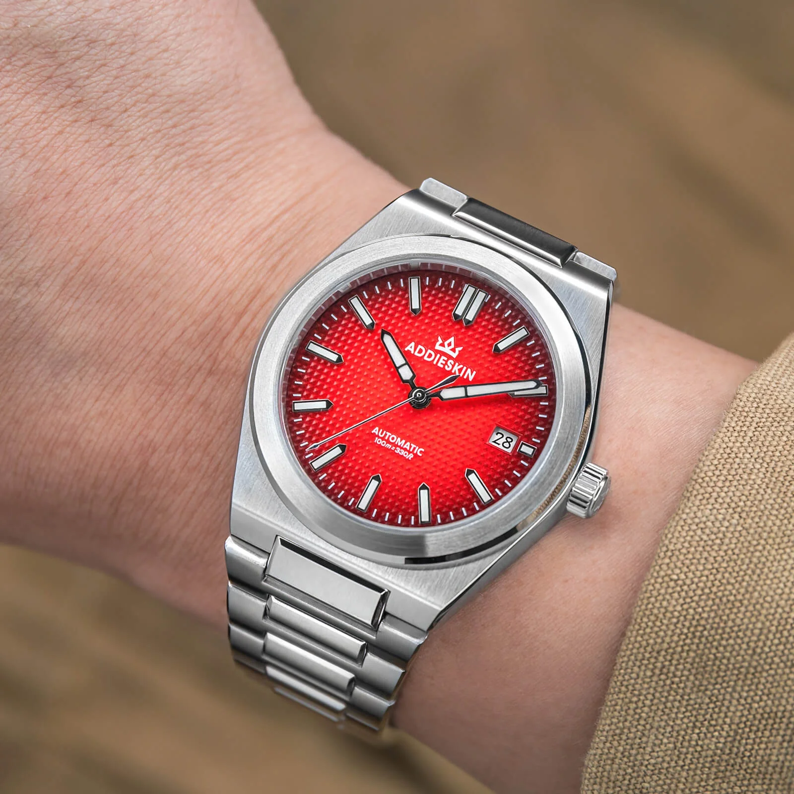 AddiesKIN K004 "Waffle Elegance" Automatic 9015 Men’s Watch - Image 22