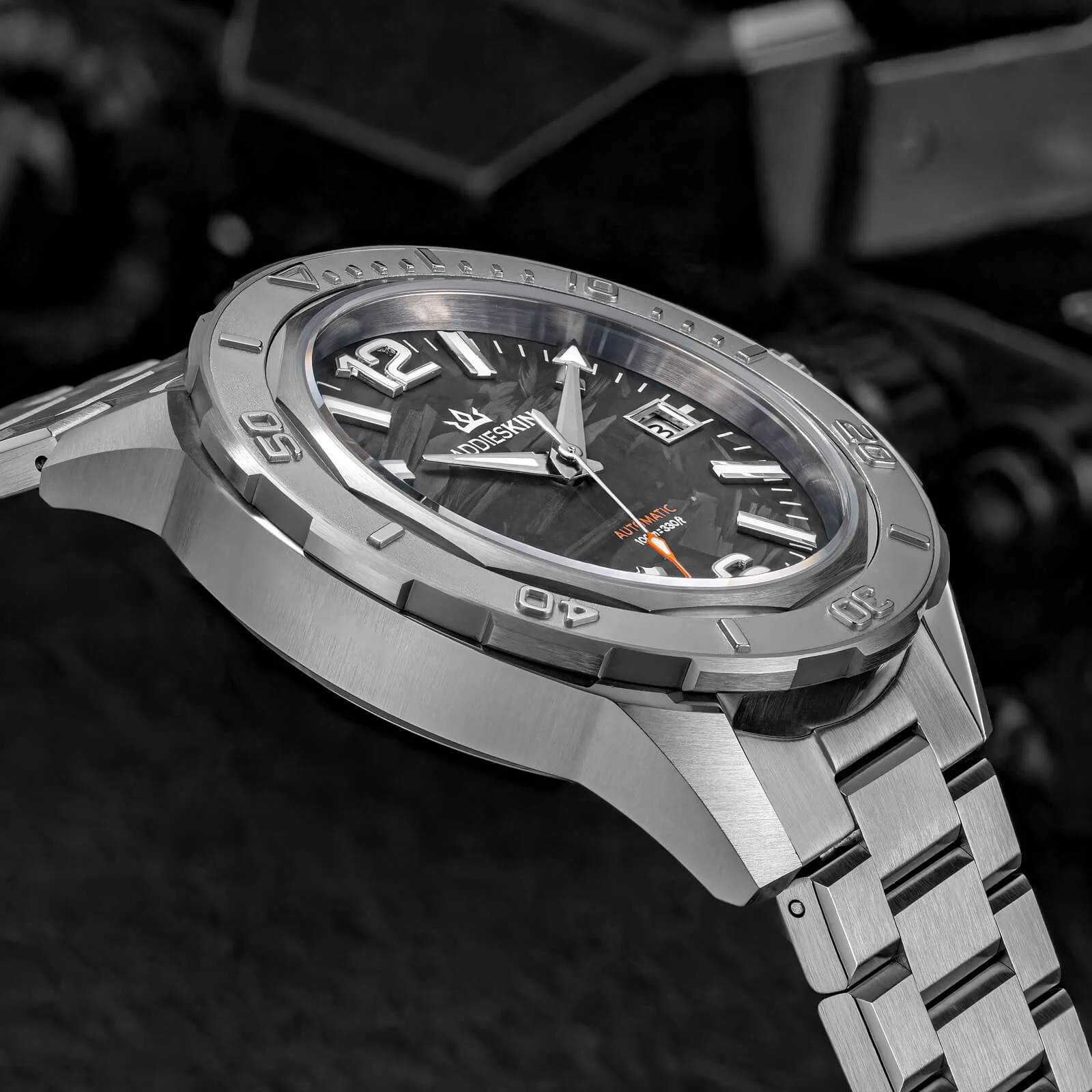 AddiesKIN K007 “Carbon Luxe” Automatic 9015 Men’s Watch - Image 12