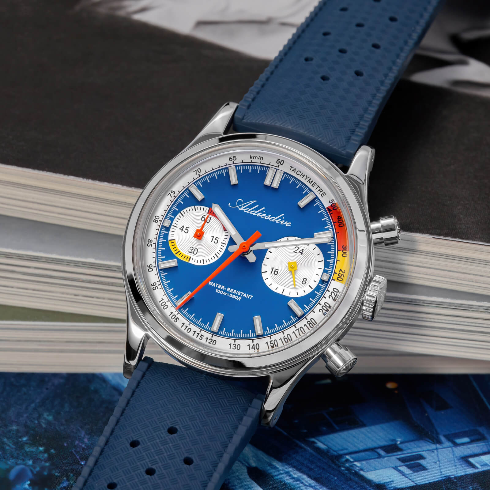 🔥Anniversary Sale🔥ADDIESDIVE 38mm Racing-Inspired Chronograph Watch AD2529&AD2549 - Image 20