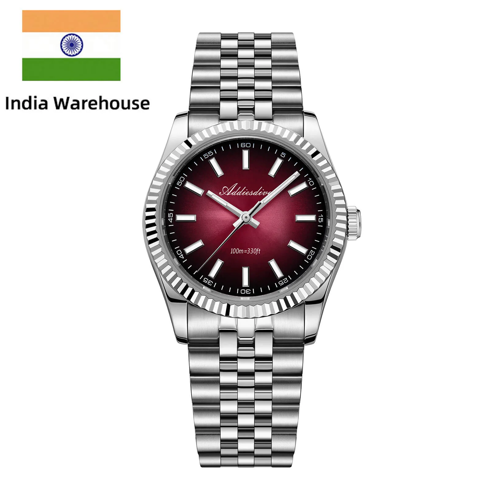 ★India Warehouse★ADDIESDIVE 36mm DJ Homage Men Watch AD2073 - Image 3