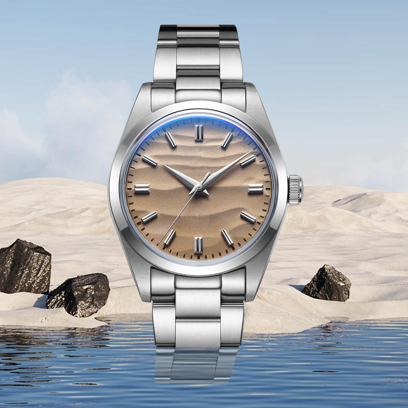 ★India Warehouse★ADDIESDIVE 36mm Quartz Watch without Logo VH31 Movement （AD2030） - Image 5