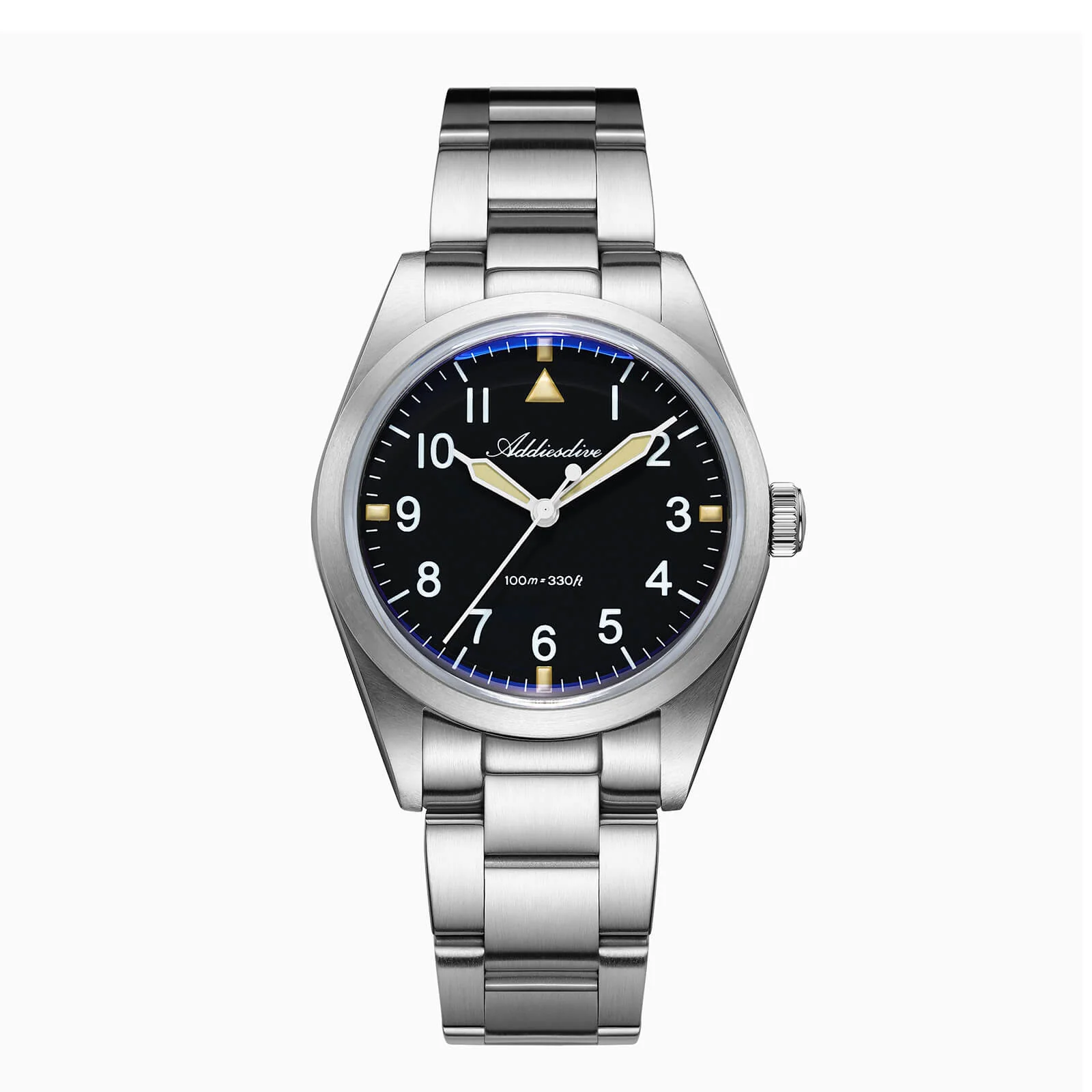 Addiesdive 36mm Titanium Military Field Watch AD2502