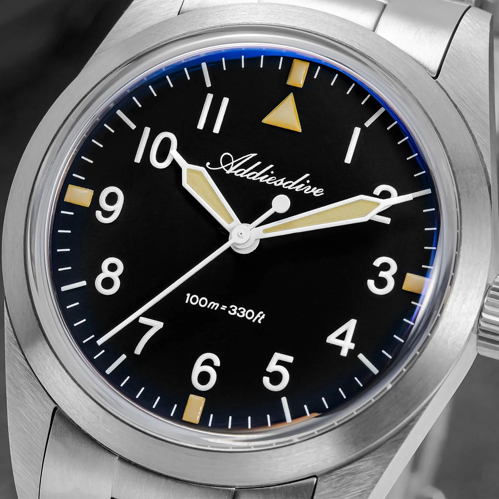 Addiesdive 36mm Titanium Military Field Watch AD2502 - Image 3