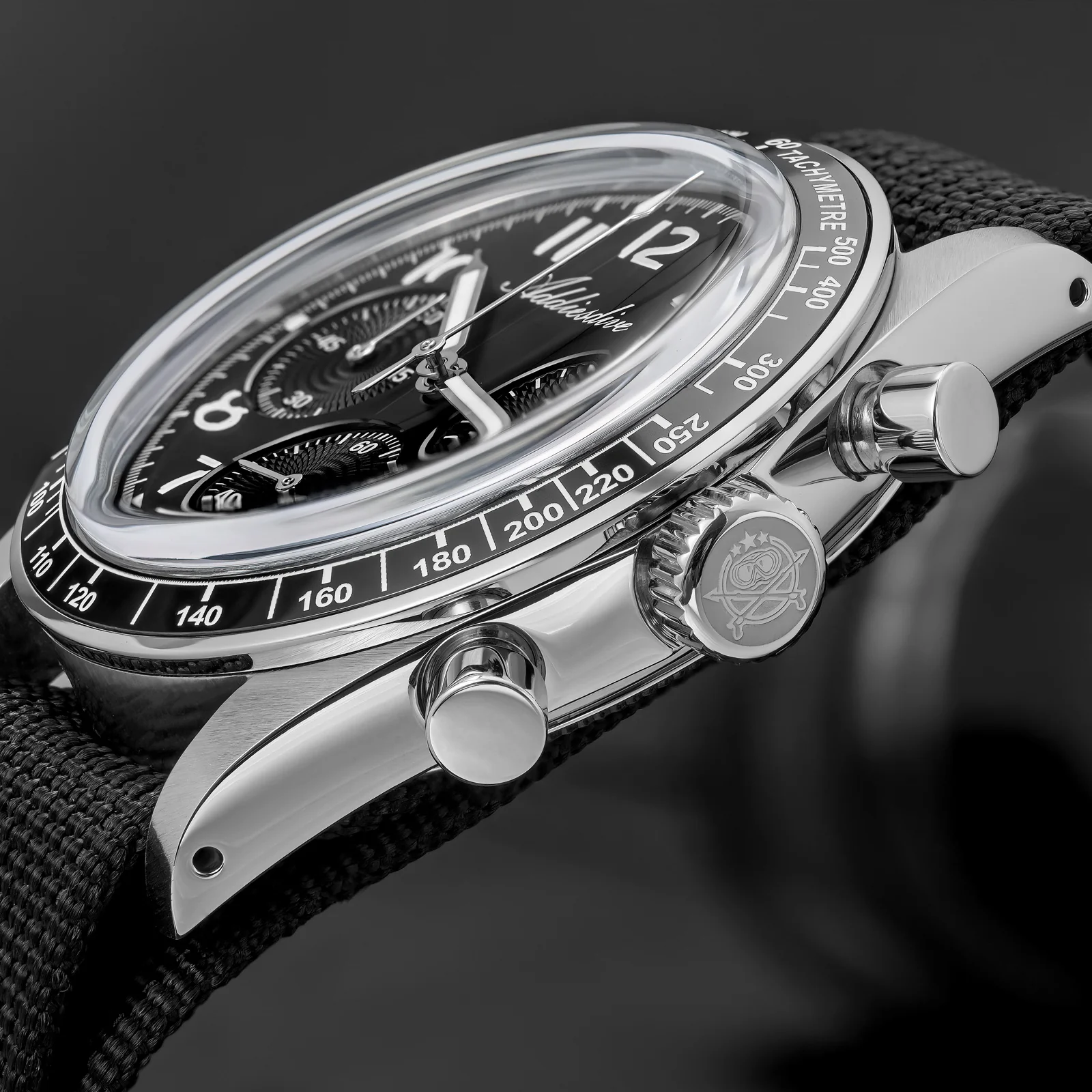 ★India Warehouse★ADDIESDIVE 37mm 0S20 Triple-Register Chronograph Watch AD2543 - Image 7