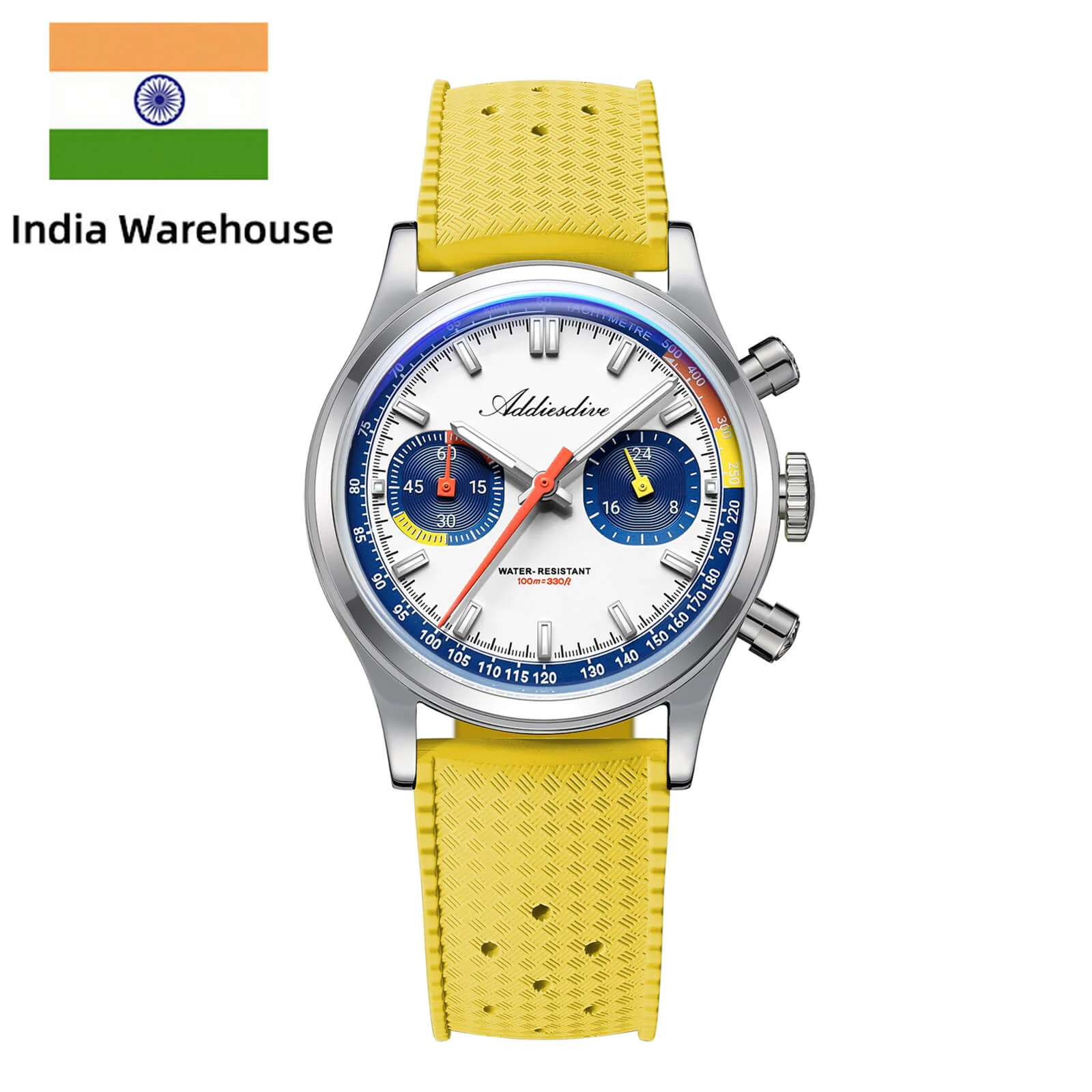 ★India Warehouse★ADDIESDIVE 38mm VK64 Racing-Inspired Chronograph Watch AD2529 - Image 14