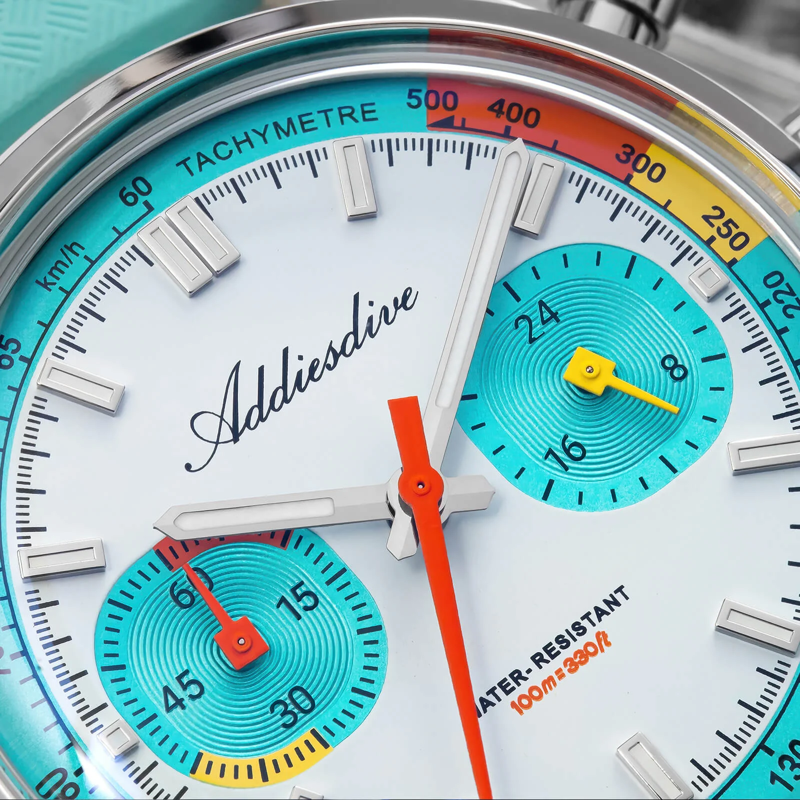 🔥Anniversary Sale🔥ADDIESDIVE 38mm Racing-Inspired Chronograph Watch AD2529&AD2549 - Image 4