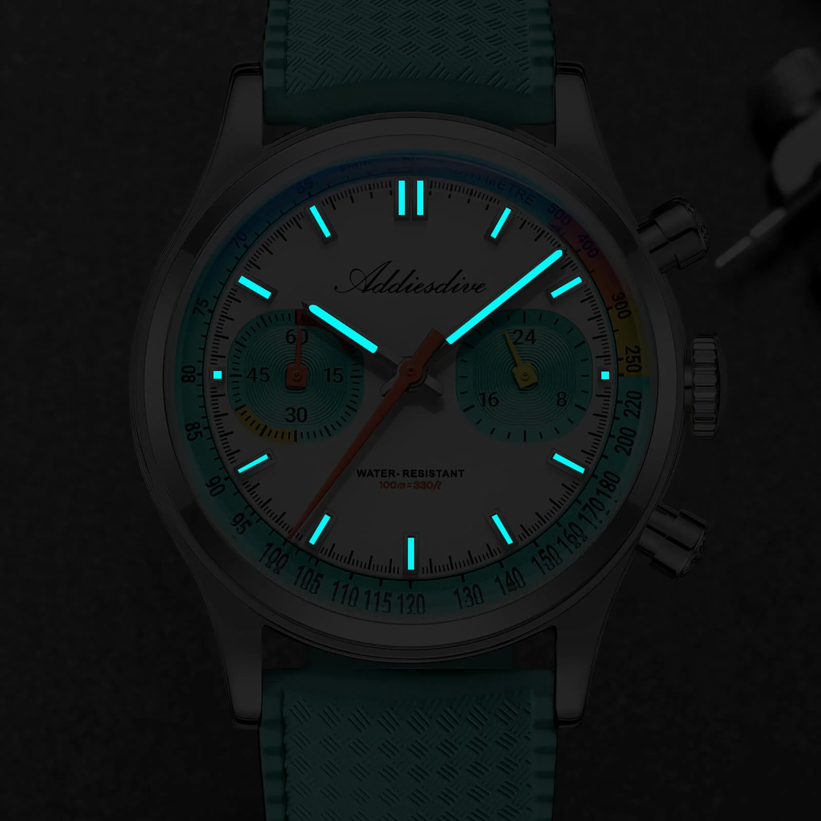 🔥Anniversary Sale🔥ADDIESDIVE 38mm Racing-Inspired Chronograph Watch AD2529&AD2549 - Image 7