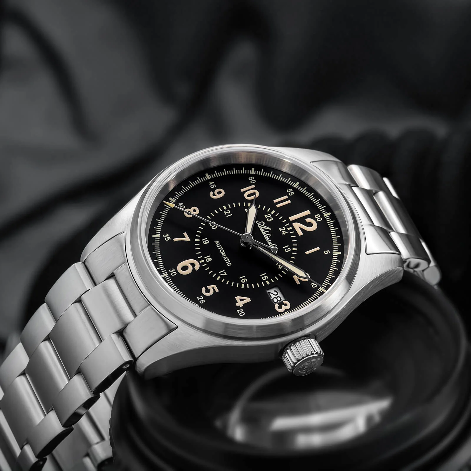 ADDIESDIVE 39mm Sapphire Crystal Automatic Watch Field Watch AD2074 - Image 4