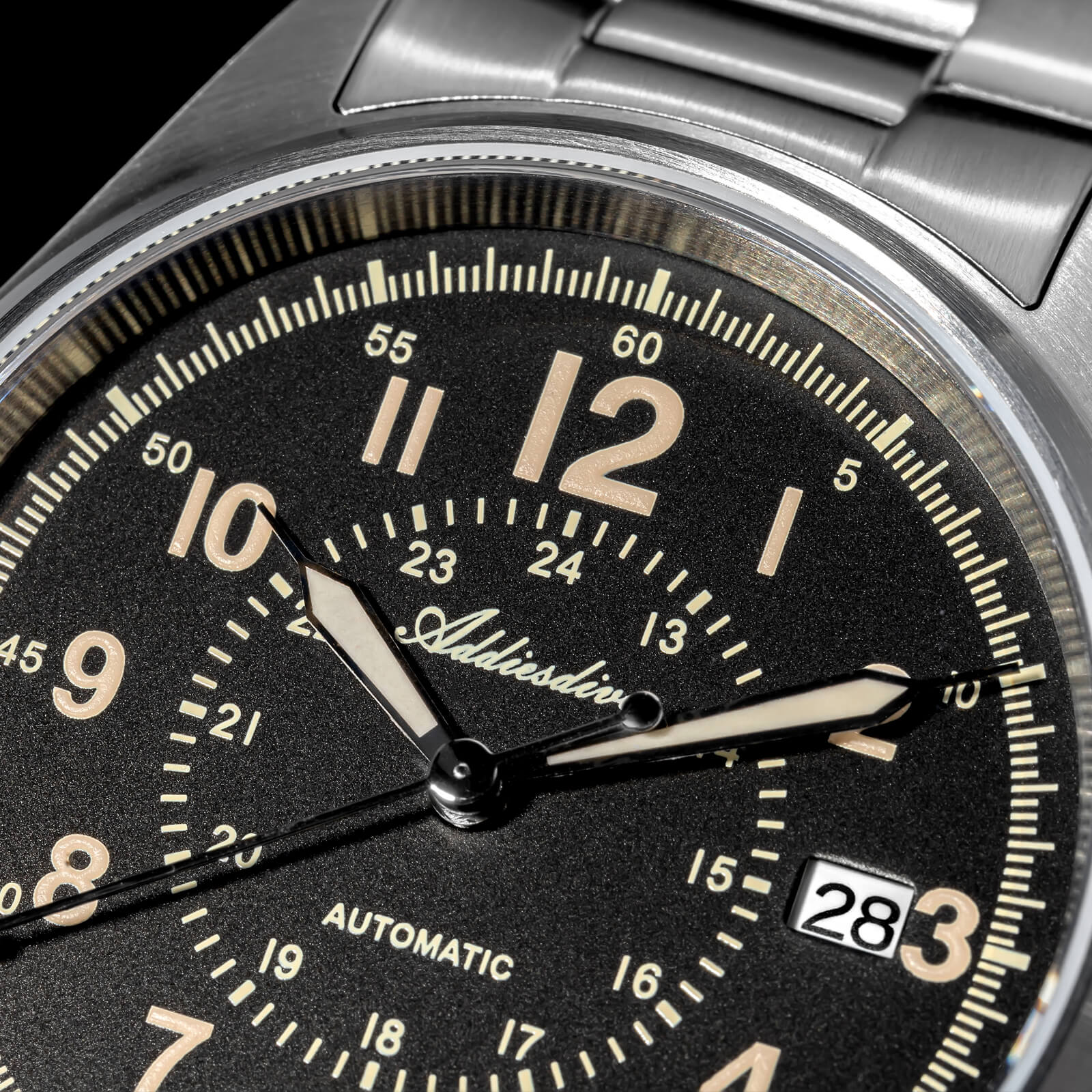 ADDIESDIVE 39mm Sapphire Crystal Automatic Watch Field Watch AD2074 - Image 6