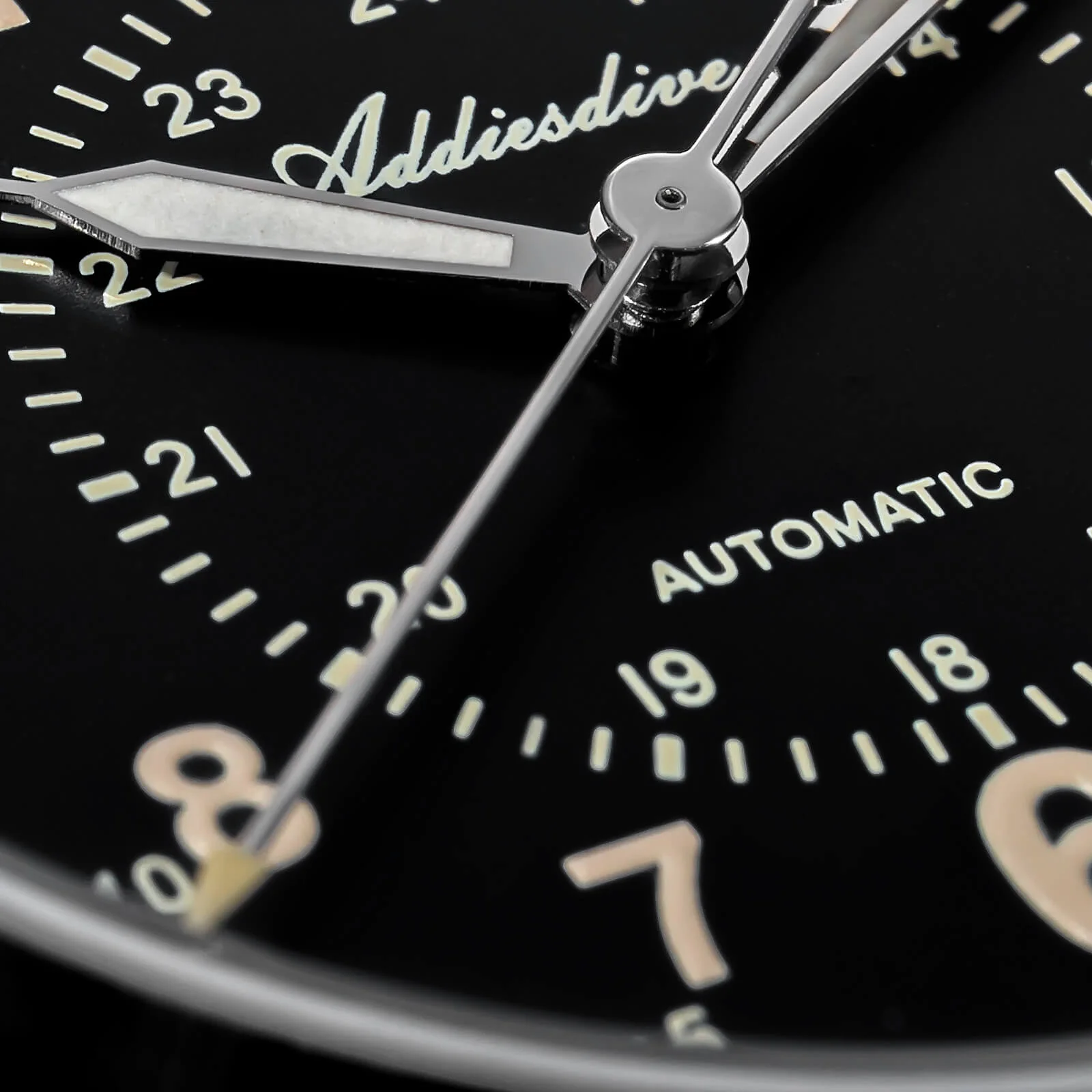 ADDIESDIVE 39mm Sapphire Crystal Automatic Watch Field Watch AD2074 - Image 9