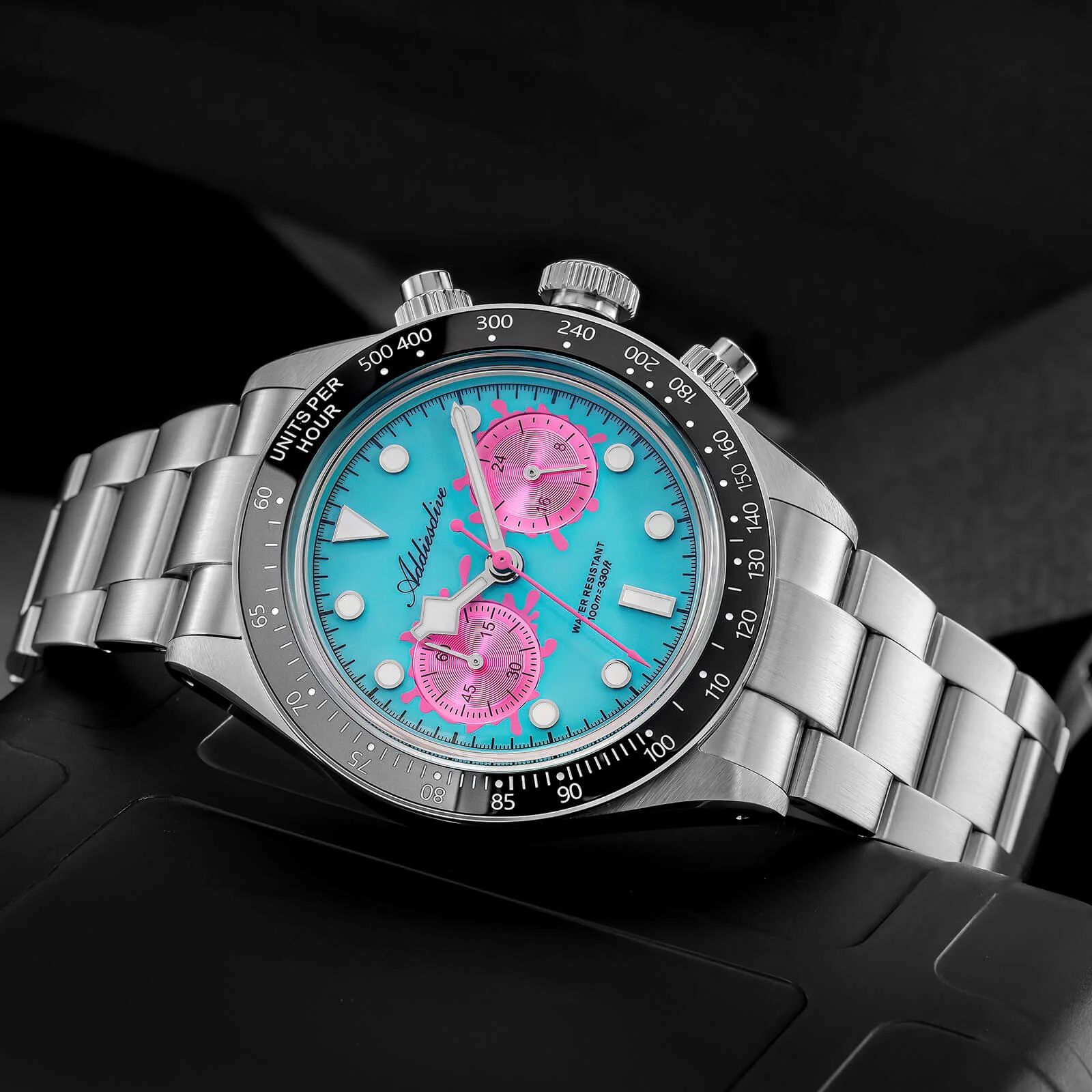 🔥Anniversary Sale🔥ADDIESDIVE 40mm VK64 Chronograph Watch AD2520 - Image 4