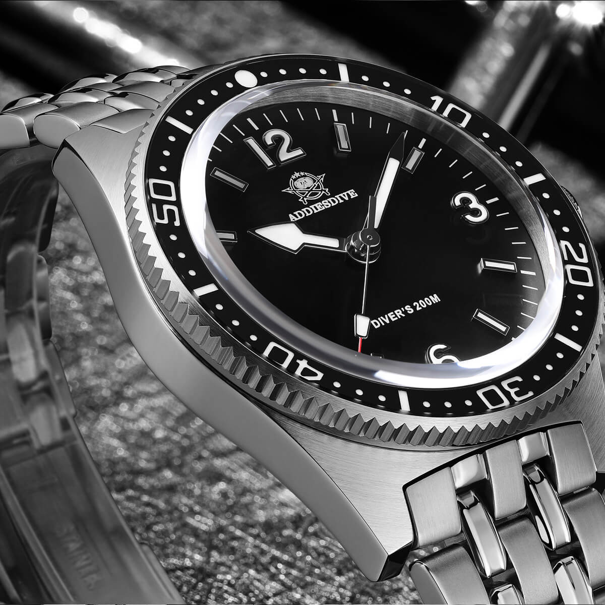 ★India Warehouse★ADDIESDIVE 41mm Quartz Watch VH31 Movement (AD2033) - Image 10