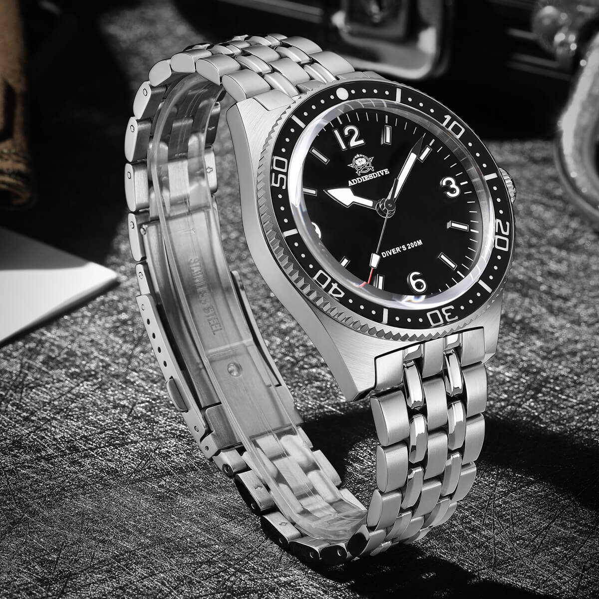 ★India Warehouse★ADDIESDIVE 41mm Quartz Watch VH31 Movement (AD2033) - Image 8